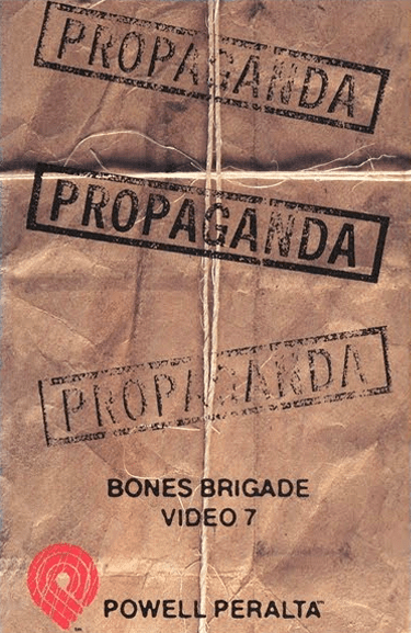 Propaganda film cover by Powell Peralta