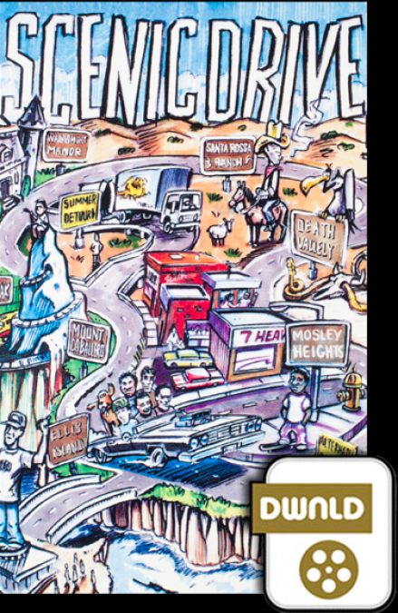 Scenic Drive film cover by Powell Skateboards