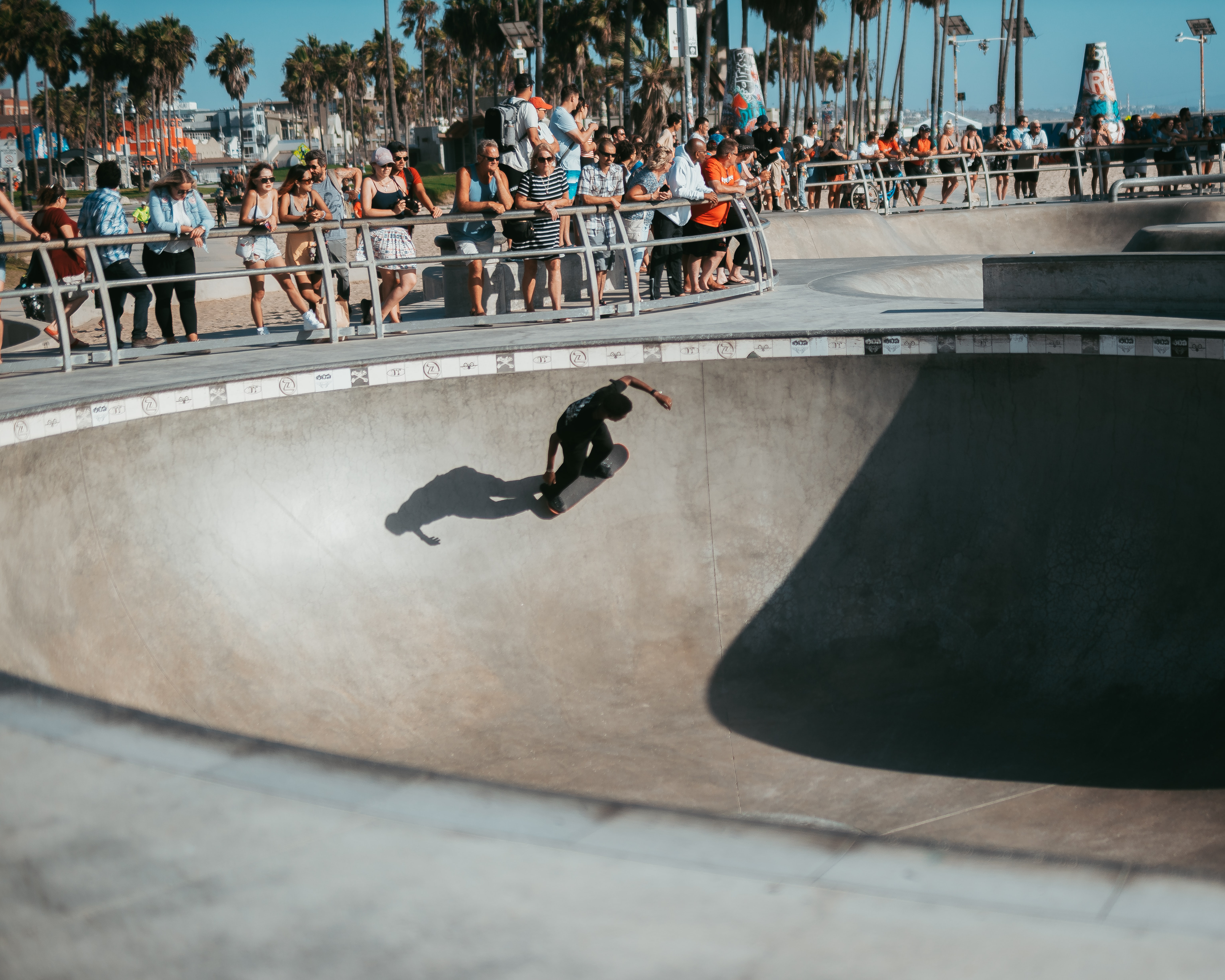 man riding skateboard