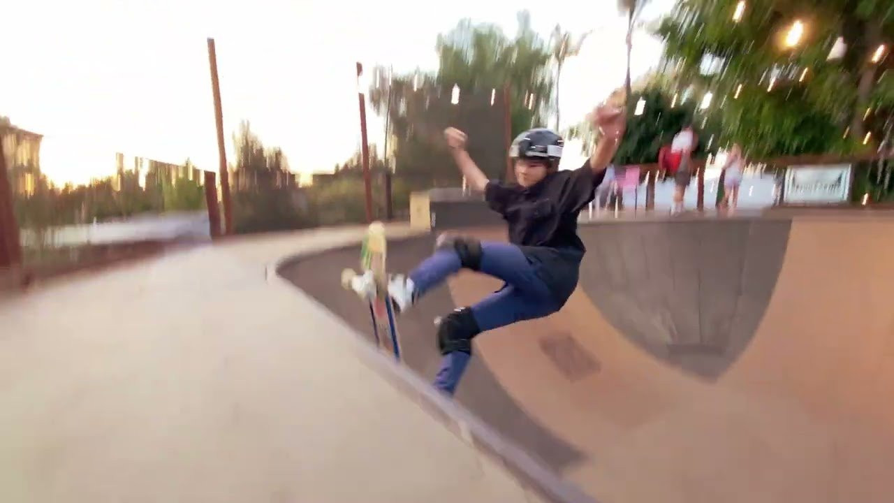 Mizuho skates Conways bowl. This southern California gem was just the place for Mizuho to have some fun skating with the crew,