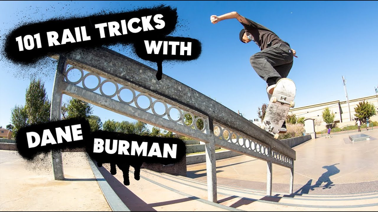 Dane Burman starts off the New Year with 101 tricks on the rail at Poods Skatepark in Encnitas, CA.<br /><br />FIlmed & Edited by: Vinny Dalfio<br />Cover Photo by: Kurt Hodge<br /><br />(Dane's Signature 'White Bold' board he's riding is now available on the Zero Skateboards site.)