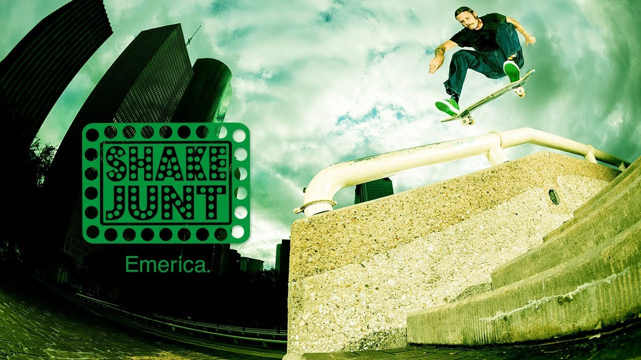 Emerica Footwear proudly presents the all-new Shake Junt x Emerica collection. Available now at skate shops worldwide, the collection features the Figgy G6, KSL G6, Dickson, and Gamma as well as a full apparel capsule. To celebrate this collaboration and put the gear to the test, we hit the road with Emerica and Shake Junt team riders, Kevin "Spanky" Long, Jon Dickson, Justin "Figgy" Figueroa, Julian Davidson, and Jordan Powell to the wild west streets of Texas. First stop, a tour of H-Town’s best spots and a quick visit to the infamous “Screwdio” made famous by the one and only DJ Screw long enough for Beagle to record a mix tape and ending it with a heavy banger by Jon Dickson at one of ATX’s heaviest ditch spots. Witness the ripping, enjoy some hijinx and hit your local to getchu some! <br /><br />Shop the Emerica x Shake Junt collection: https://emerica.com/collections/shake-junt<br /><br />Instagram: https://www.instagram.com/emerica/<br />Facebook: https://www.facebook.com/Emerica/<br />Twitter: https://twitter.com/emerica<br />Tik Tok: https://www.tiktok.com/@emericaskate<br />Shop Emerica: https://emerica.com