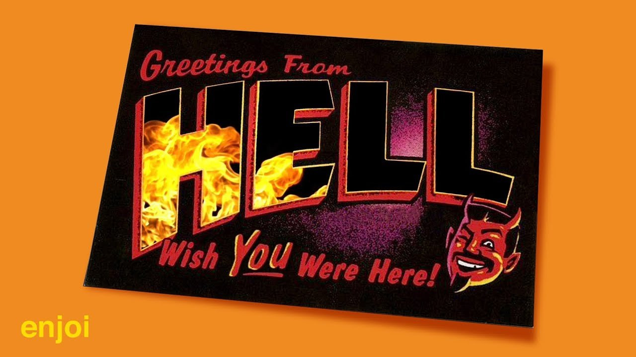 greetings from hell. follow satan during his vacation wearing his new enjoi party shirt. <br /><br />shop-- https://thankyousupply.com/enjoi-clothing<br />subscribe-- http://bit.ly/SubscribeEnjoi<br />instagram-- https://www.instagram.com/enjoi<br />facebook-- https://www.facebook.com/enjoi<br />twitter-- https://twitter.com/enjoi