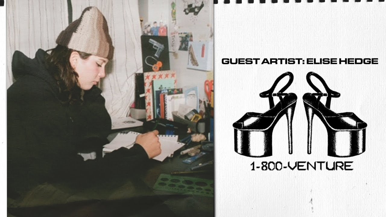 Elise Hedge, skater and illustrator, leaves a mark as the newest Venture Guest Artist. Known from Seattle to New York, Elise comes through with the 1-800-VENTURE capsule. Check the 5.6 V-Light truck and T-shirt at https://venturetrucks.net/<br /><br />Video by Colton Abernathy