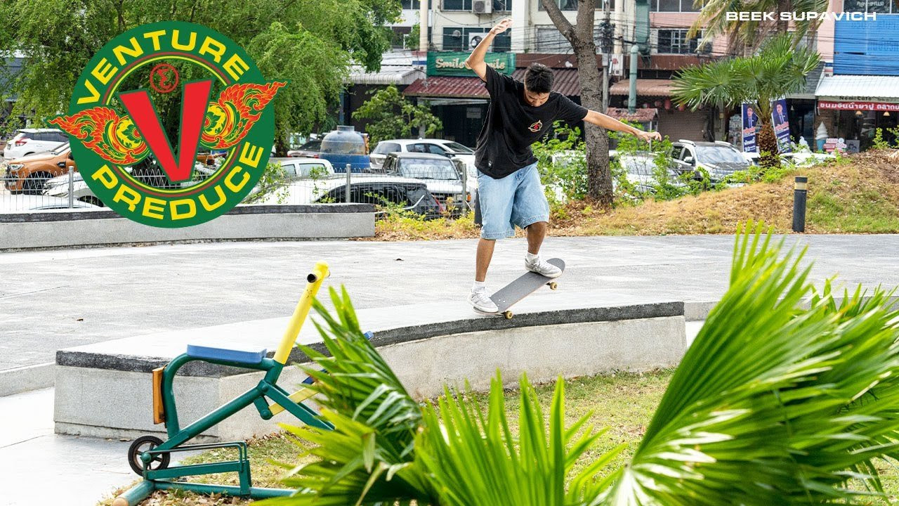 We teamed up with Thailand's premiere brand and skate shop, Preduce, to put together a limited Tee and V-Hollow Truck. Check the video featuring Beek Supavich & Geng Jakkarin as they hit the spots around Thailand's capital city, Bangkok.<br /><br />Filmed by Janchai Montrelerdrasme <br /><br />Additional filming by Toey Jartumongkon<br /><br />Music by Jasper Dohrs