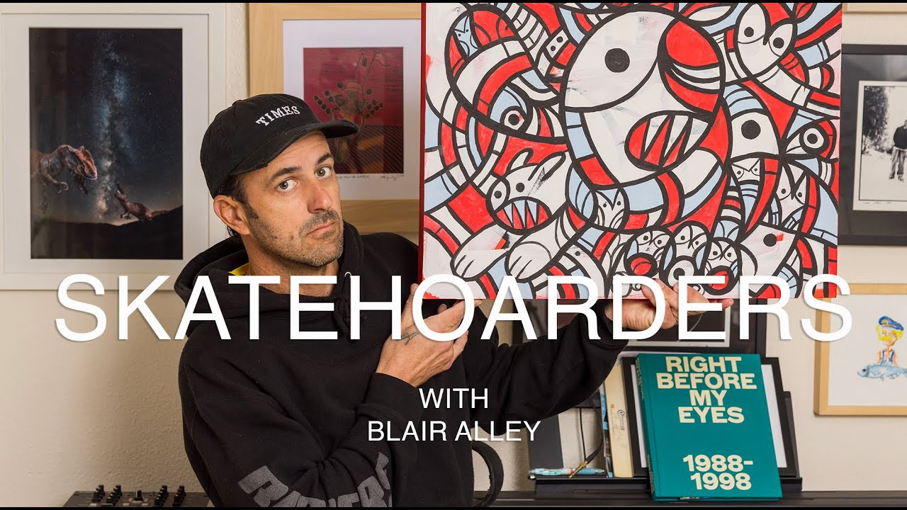 20 years' worth of memorabilia, wall-hangers, photo books, and collectibles. Blair Alley's episode of SkateHoarders goes hard on the art and photo books. A photographer himself, it's no surprise he's got the books, zines, prints and more from those that came before him. Immerse yourself in the artists, photographers, and book-makers that weave the colorful tapestry that surrounds this beautiful thing called skateboarding. <br />Follow Blair https://www.instagram.com/blair.alley/<br />Video by Collin Schwartz: https://www.instagram.com/schwartzvideo/ <br />Subscribe to TransWorld’s YouTube: http://twskate.co/gz8nsr <br />Follow TWS for the latest: <br />Daily videos, photos and more: http://skateboarding.transworld.net/ <br />Like TransWorld SKATEboarding on Facebook: https://www.facebook.com/TransWorldSkate <br />Follow TransWorldSKATE on Instagram: https://instagram.com/transworldskate/