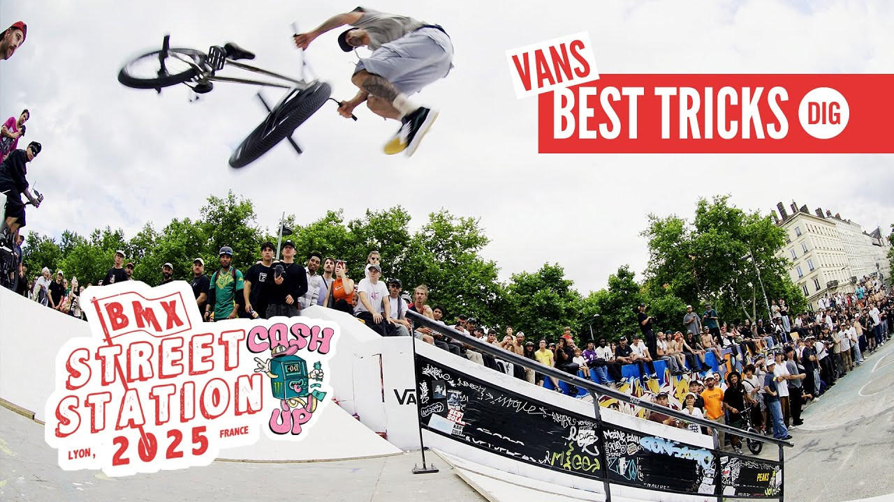 NEW DIG APPAREL https://shop.digbmx.com/collections/APPAREL-AND-MORE<br />-----<br /><br />The final spot at BMX Street Station in Lyon, France, hosted by our friends at Bros Bike Store in partnership with the Monster Energy 'Cash Up' series. This time it was the VANS Best Tricks. Safe to say the day ended with a bang!<br /><br />Video by Fred Murray<br /><br />https://brosstore.fr @brosbikestore <br />https://www.monsterenergy.com/ @MonsterEnergy <br />https://www.vans.com/ ‪@vans<br /><br />-----<br />Visit our website for more BMX videos - http://digbmx.com <br /><br />SUPPORT PROJECT X https://shop.digbmx.com/collections/project-x <br />SUBSCRIBE to the DIG channel for more videos - http://bit.ly/DigBMX<br /><br /> ● Facebook - https://facebook.com/digbmx <br /> ● Instagram - https://instagram.com/digbmx <br /> ● Twitter - https://twitter.com/digbmx <br /><br />#BMX #DIGBMX