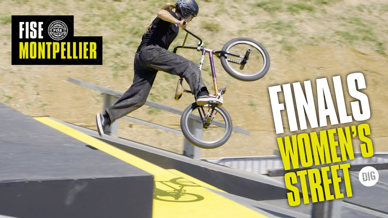 NEW DIG APPAREL https://shop.digbmx.com/collections/APPAREL-AND-MORE<br />-----<br /><br />The final instalment in our FISE Montpellier 2025 coverage, and it's the women's street finals. Congrats to Bethany Hedrick, Anahi Valentina and Sarah Skotnicki (Sarah is missing from the podium as she had to run off and ride Spine Finals!)<br /><br />Video by Fred Murray<br /><br />https://fise.fr<br /><br />-----<br />Visit our website for more BMX videos - http://digbmx.com <br /><br />SUPPORT PROJECT X https://shop.digbmx.com/collections/project-x <br />SUBSCRIBE to the DIG channel for more videos - http://bit.ly/DigBMX<br /><br /> ● Facebook - https://facebook.com/digbmx <br /> ● Instagram - https://instagram.com/digbmx <br /> ● Twitter - https://twitter.com/digbmx <br /><br />#BMX #DIGBMX