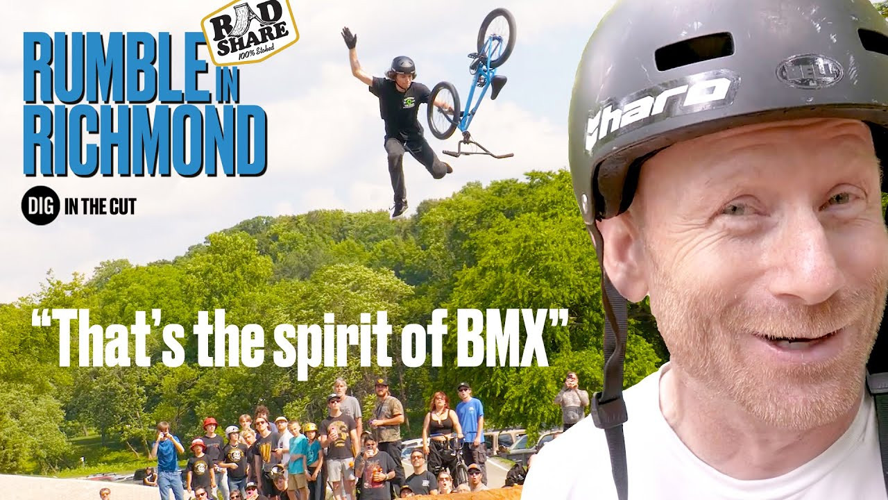 NEW DIG APPAREL https://shop.digbmx.com/collections/APPAREL-AND-MORE<br />-----<br /><br />The Rumble In Richmond continued the no-holds barred, singe-set dirt jump comp held on the infield of the BMX track in Richmond, Virginia, with an added bonus feature mimicking a Kona Skatepark quarter pipe. The resulting day was non-stop positive vibes, and riders pedaling their ass off and straight-up sending it. Watch and be entertained, and inspired at the same time by everyone who participated. Thanks to Steve Crandall and the Radshare crew for putting on another great event.<br /><br />A special thanks to the sponsors:<br /><br />Vans BMX (@vansbmx66)<br />Kink BMX (@KinkBMX )<br />Profile ( @Profile Racing )<br />Dan's Comp (@danscompvideos)<br />Haro (@HaroBikesOfficial )<br />Circuit BMX (@circuit_bmx_shop)<br />Rad Share (@radshare)<br />Odyssey ( @Odyssey BMX )<br />Drop In Coffee (@drop_in_coffee)<br /><br />Video by Rob Dolecki<br />-----<br /><br />Visit our website for more BMX videos - http://digbmx.com <br /><br />SUPPORT PROJECT X https://shop.digbmx.com/collections/project-x <br />SUBSCRIBE to the DIG channel for more videos - http://bit.ly/DigBMX<br /><br /> ● Facebook - https://facebook.com/digbmx <br /> ● Instagram - https://instagram.com/digbmx <br /> ● Twitter - https://twitter.com/digbmx <br /><br />#BMX #DIGBMX