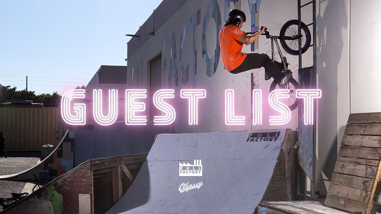 Guest List 4 is now live! Featuring Odyssey’s Aryei Levenson, who invited his close homie Max Vu! Enjoy! <br /><br />GUEST LIST is a new series presented by Full Factory Distribution. They’ll ask 1 affiliated rider from the brands they distribute to invite a non-affiliated rider for a day sesh on the private Full Factory ramps. Enjoy!<br /><br /><br />Video by Scott Marceau<br /><br /><br />---<br />https://odysseybmx.com<br />https://shop.odysseybmx.com<br />---<br />https://facebook.com/odsybmx<br />https://twitter.com/odysseybmx<br />https://instagram.com/odysseybmx<br />https://youtube.com/odsyvision