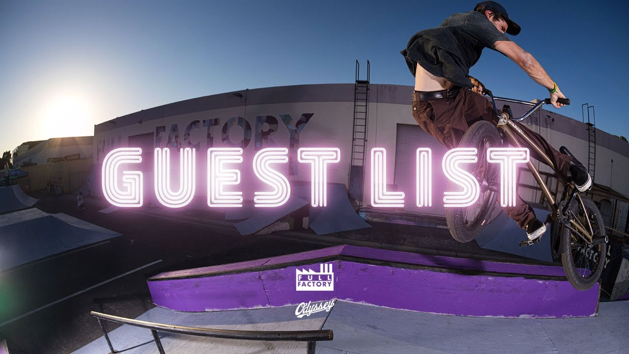 Guest List 3 is now live! Featuring Odyssey's Boyd Hilder, who invited Garrett Reynolds! What a duo. Enjoy! <br /><br />GUEST LIST is a new series presented by Full Factory Distribution. They’ll ask 1 affiliated rider from the brands they distribute to invite a non-affiliated rider for a day sesh on the private Full Factory ramps. Enjoy!<br /><br /><br />Video by Scott Marceau<br />Additional filming by Zach Krejmas<br /><br /><br /><br />---<br />https://odysseybmx.com<br />https://shop.odysseybmx.com<br />---<br />https://facebook.com/odsybmx<br />https://twitter.com/odysseybmx<br />https://instagram.com/odysseybmx<br />https://youtube.com/odsyvision