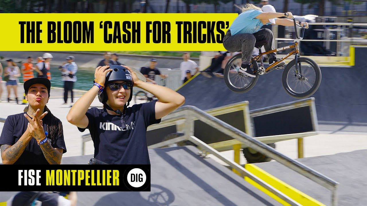 NEW DIG APPAREL https://shop.digbmx.com/collections/APPAREL-AND-MORE<br />-----<br /><br />The Shred Zone at FISE Montpellier 2025 got sessioned real hard on day one, and the women didn't miss out either, courtesy of the FISE X The Bloom BMX sesh. Bethany Hedrick, Anahi Valentina, Francina Fernandez, Emma Finnegan, and Alirah Norris were all on deck to handle business. Enjoy!<br /><br />Video by Fred Murray<br /><br />https://fise.fr<br /><br />-----<br />Visit our website for more BMX videos - http://digbmx.com <br /><br />SUPPORT PROJECT X https://shop.digbmx.com/collections/project-x <br />SUBSCRIBE to the DIG channel for more videos - http://bit.ly/DigBMX<br /><br /> ● Facebook - https://facebook.com/digbmx <br /> ● Instagram - https://instagram.com/digbmx <br /> ● Twitter - https://twitter.com/digbmx <br /><br />#BMX #DIGBMX