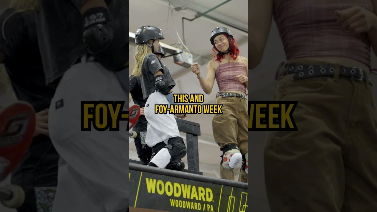 Sign up for the week of June 22-28 to be at Foy-Armanto Week!#jamiefoy #lizziearmanto #woodward #skatebord #camp <br /><br />--<br /><br />Go to Woodward: www.woodwardpa.com | www.woodwardwest.com | www.worldofwoodward.com<br /><br />Shop Woodward Apparel & Accessories: www.shopcampwoodward.com <br /><br />Subscribe: http://bit.ly/subscribe2woodward​ <br /><br />Facebook: http://facebook.com/woodwardcamp​ <br />Instagram: http://instagram.com/woodwardcamp​ <br />Twitter: http://twitter.com/woodwardcamp