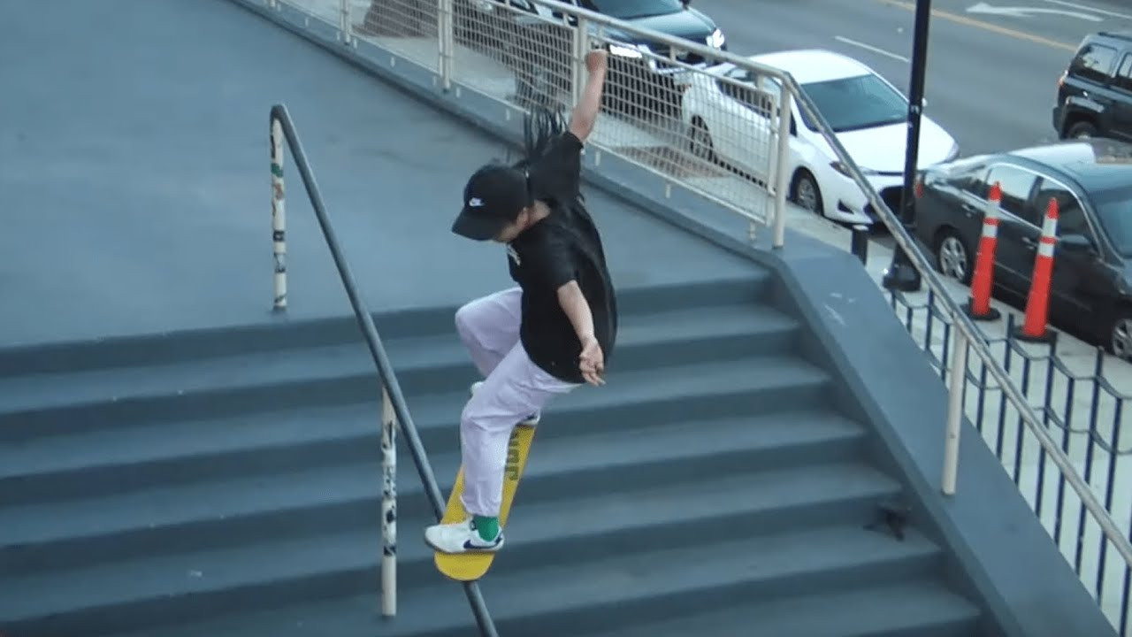 This edition of E.S.P. VOL 2: Expanded has gone full team spirit, with the raw clips from Mark Appleyard, Kanya Spani, Funa Nakayama, Victor Cascarigny, Yukito Aoki, Ryo Sejiri, Madars Apse and Donny Barley. Skating spots in every corner of the globe, the team made E.S.P. VOL 2 a worldwide affair. From legends to up-and-comers alike, see what went down while filming the video and even how Funa earned a THRASHER cover with her front crook at Hollywood High. This series is a rare look into the making of a full team skate video…This is E.S.P. VOL 2 Expanded.