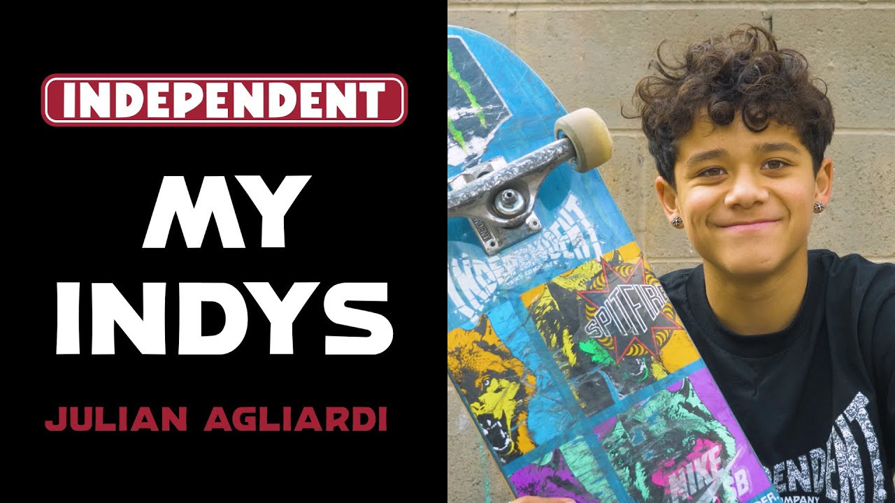 All Indy Trucks are unique to each individual who puts them on a board, and nothing beats Grinding 'em Down to the axle.. Dig in with Julian Agliardi for this Installment of "My Indys," as he talks about riding 139 Stage XI Hollows! <br /><br />Follow Julian - https://www.instagram.com/julian_agliardi/<br /><br />Filmed by <br />Jesse Silva - https://instagram.com/noguf<br />Jacob Nuñez - https://instagram.com/paconertz<br /><br />Edited by Jesse Silva - https://instagram.com/noguf<br /><br />____________________________________________________________________<br /><br />Ride The Best and Subscribe to Independent Trucks!<br /><br />Shop: https://nhsskatedirect.com/pages/independent-trucks<br />YouTube: http://bitly.com/IndyYouTube​​<br />Facebook: https://www.facebook.com/IndependentTrucks<br />Instagram: https://instagram.com/independenttrucks​<br />Twitter: https://twitter.com/indy_trucks​