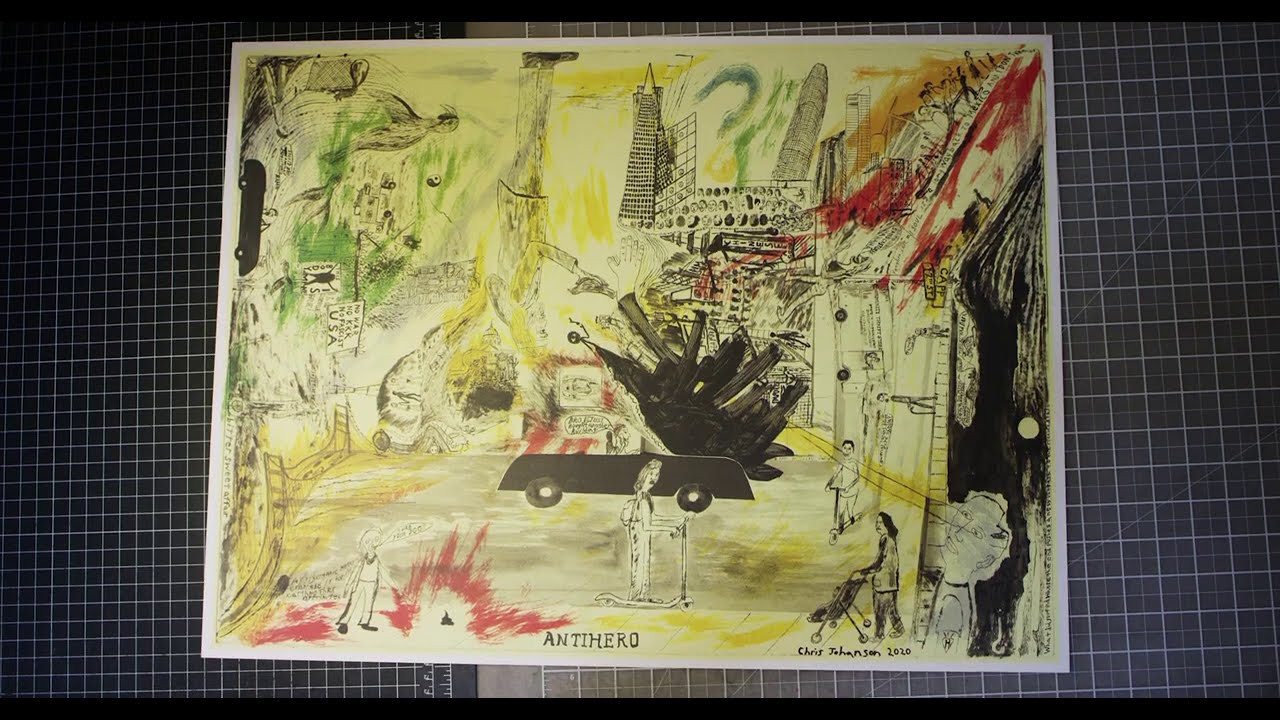 SF Then and Now Pro Series. Art work by Chris Johanson.