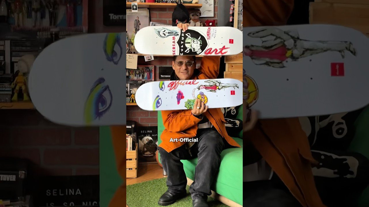 “I made it out like a visual warning of the perils you might face chasing stardom, exposure, or whatever goal you’re after. It’s not gonna be easy—nothing’s free in this town. There are dangers between you and that dream. Haters are out there. You gotta stay strong. Superior Mentality.” - @cmglovesyou <br /><br />The Art Official Series includes two board graphics, a denim hat, tees and long-sleeves to round out the collection. <br /><br />Now available at skate shops and Crailtap.com, shipping worldwide.<br /><br />#ChocolateSkateboards