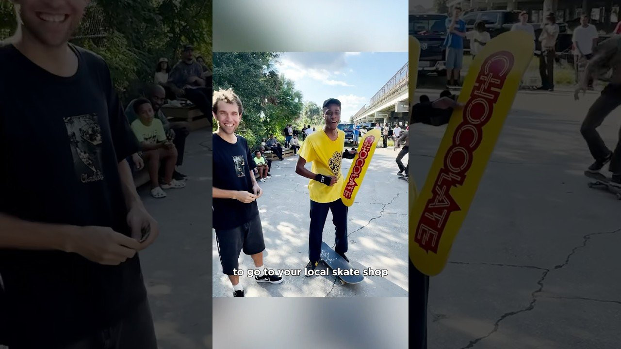 We want to come skate, check out your scene, take you out to eat, and bring you a box of goodies - so get into your local skate shop this #SkateShopDay , February 15th, 2025!<br /><br />While supplies last, you will receive a very special Girl & Chocolate tote bag for free, when you make an in-store purchase at your local skateshop. Attached to every tote bag is a Crailtap Craffle ticket. With this Craffle Ticket you and your local shop are entered in a drawing to win a visit from the Girl & Chocolate teams.<br /><br />Save your Craffle Ticket and stay tuned for the drawing on February 18th, 2025, where we will select a Craffle Ticket number at random. <br /><br />Participating shops so far 👇 more to be added this week! Check our Instagram for updates<br /><br />@35thavenue - 35th Ave<br />@innercityskate - IDS Boardshop<br />@lbskate - LBSKATE<br />@3rdlair - 3rd Lair<br />@prodigyboardshop - Prodigy<br />@tgm_skateboards - TGM<br />@boarderstopanga - Boarders<br />@amateurathlete - Amateur Athlete<br />@sixthavenueskatepark - 6th Ave<br />@familiaskate - Familia<br />@modernskate - Modern Skate<br />@finchsskateshop - Finchs<br />@stolenskateshop - Stolen <br />@vuskateshop - Vu<br />@damageduluth - Damage<br />@holistic_skateshop - Holistic<br />@cowtownskate - Cowtown<br />@coureurgoods - Coureur Goods<br />@spot - Skatepark of Tampa<br /><br />@skateshopday