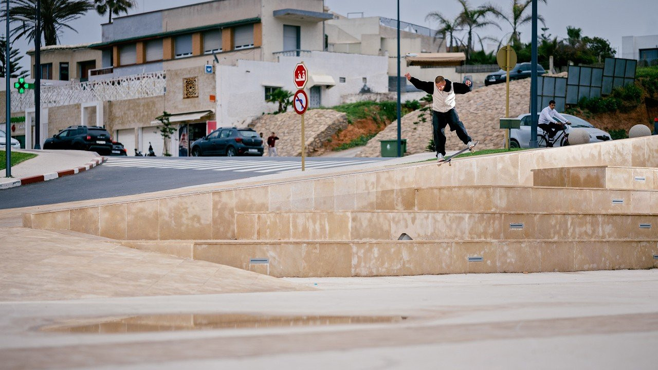 Visiting Nassim's home town and exploring Morocco with him was an amazing experience. An interesting mix between perfect and crusty spots for Nassim Lachhab, Andrew Verde, Daniel Jenks & Dlamini Dlamini. And keep in mind Nassim stacked all these clips during Ramadan, which meant not eating and drinking during the day. Let it sink in. Enjoy. <br /><br />Video by Dennis Ludwig<br />Photos by Burny<br />Get our books & apparel collection here: https://pocketskatemag.com/shop/<br /><br />Feel free to subscribe to our channel and follow us on Instagram:<br />http://www.instagram.com/pocketskatemag <br /><br />Our Website:<br />http://www.pocketskatemag.com