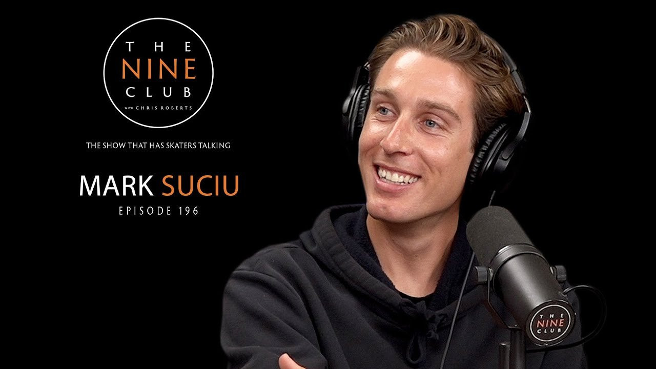Mark Suciu discusses growing up in Saratoga CA, starting to skate at 6 years old, getting flowed by Powell Peralta, getting on Habitat, skating for Habitat Footwear, moving to Philly to go school, how he got on Adidas, why he stopped skating to focus on college, filming his Verso part and how long it took him to film his last line, working on his new Adidas color way, working on multiple new video parts and much more!<br />Follow Mark's Instagram - https://www.instagram.com/marksuciu<br /><br />--------------------------------------------------<br /><br />👉 Become a Member Of The Channel: https://www.youtube.com/channel/UCw7EwvJ6--_ML2ilnopcG8A/join<br /><br />Join The Nine Club Discord: https://discord.com/invite/z77cTk8Xxc<br />Follow us on Twitch: https://www.twitch.tv/thenineclubgreenroom<br /><br />👉 The Best Nine Club Highlights: https://www.youtube.com/channel/UC4UDHmvKFlTTF8jf7vdwyig?sub_confirmation=1<br /><br />Listen To Every Episode On Audio Podcast: https://thenineclub.com/pages/podcast<br /><br />--------------------------------------------------<br />This Episode Is Supported By:<br /><br />Dickies: https://www.dickies.com (Enter nineclub at checkout for $20 off orders of $100+)<br />Sol-ti Juices: https://solti.com (Enter nineclub15 at checkout for 15% off your order)<br />Santa Cruz Skateboards: https://santacruzskateboards.com<br />Mob Grip: https://mobgrip.com<br />Ricta Wheels: https://rictawheels.com<br /><br />Check out all our Deals and Discounts: https://thenineclub.com/pages/deals-and-discounts<br />--------------------------------------------------<br /><br />Want more Nine Club? Check out these playlists:<br />The Nine Club Interviews: https://www.youtube.com/playlist?list=PLqaZ-SGOwg7576hulHKMEHC3hgi1-Ibex<br />Stop And Chat Interviews: https://youtube.com/playlist?list=PLqaZ-SGOwg76vtcxWDS3pfNd6ZdO_UAnL<br />The Nine Club Experience: https://www.youtube.com/playlist?list=PLqaZ-SGOwg74Ukc3VbL9Xmo0Ez3jB0pgo<br />Nine Club Highlights: https://www.youtube.com/playlist?list=PLYOiBcWFSvr002xTD9JhgcByBnWQC0fiB<br /><br />👉 Official Nine Club Merch: https://thenineclub.com/collections/all<br /><br />Links we talked about in this episode:<br />Switchflip Switch Manny: https://www.youtube.com/watch?v=EejsdKHgwsU<br />Best of Getofab 1-5: https://youtu.be/W48yMDbDb18<br />Mark Suciu: Cross Continental: https://youtu.be/SG3BYLv403k<br />Gustav Tønnesen - Adidas 'Reverb' (2019): https://youtu.be/s0NHEKMLxA8<br />Habitat Skateboards - Search the Horizon: https://youtu.be/yGd6unBhJ5I<br />Mark Suciu Habitat Origin: https://youtu.be/GOeUYPT_SPY<br />Bobby Puleo - Static 2: https://youtu.be/S64moJ7MDqs<br />Mark Suciu's "Verso” Part: https://youtu.be/SlcxbZbHTj8<br />Mark Suciu - Away Days Part: https://youtu.be/oACUbFVD96s<br />Nine Club EXPERIENCE #65: https://youtu.be/f6FPOKtQ08o<br />Mark Suciu /// SABOTAGE3: https://youtu.be/AnSSzf5euHE<br />Mark Suciu // Cityscape: https://youtu.be/2PT-QmnPo3E<br />Mark Suciu - Lost Mag Minute: https://youtu.be/GGhITelt7CQ<br />Mark Suciu's "Story Edit” Part: https://youtu.be/P-IA9i_lMu4<br /><br />Contact Us: https://thenineclub.com/pages/contact<br /><br />------------------------------------------------------------<br />Edited By: Tim Olson & Roger Bagley<br />-----------------------------------------------------------<br /><br />📱 Stay Connected:<br />Nine Club Instagram - https://www.instagram.com/thenineclub<br />Nine Club TikTok - https://www.tiktok.com/@thenineclub<br />Nine Club Twitter - https://twitter.com/thenineclub<br />Nine Club Facebook - https://www.facebook.com/thenineclub<br />Nine Club Website - https://thenineclub.com<br />Nine Club Experience Instagram - https://www.instagram.com/thenineclubexperience<br />Chris Roberts Instagram - https://www.instagram.com/chrisroberts<br />Chris Roberts TikTok - https://www.tiktok.com/@chickennuckles<br />Chris Roberts Cameo - https://www.cameo.com/chrisroberts<br />Chris Roberts Twitch - https://www.twitch.tv/chickennuckles<br />Chris Roberts YouTube Channel - https://www.youtube.com/chrisroberts?sub_confirmation=1<br />Chris Roberts Twitter - https://twitter.com/chris_roberts1<br />Jeron Wilson Instagram - https://www.instagram.com/guest<br />Kelly Hart Instagram - https://www.instagram.com/kellyhart<br />Kelly Hart Twitter - https://twitter.com/kellyhart<br />Roger Bagley Instagram - https://twitter.com/the_breadcrumb_trail<br /><br />--------------------------------------------------<br /><br />Nine Club Amazon Affiliate Links:<br />Sony HXR-NX100 Camcorder: https://amzn.to/38H19pZ<br />Shure SM7B Vocal Microphone: https://amzn.to/2Vg6b9M<br />Desktop Adjustable Microphone Stand: https://amzn.to/3njWRh1<br />Mogami Gold XLR Microphone Cable: https://amzn.to/3DOvVf0<br />Cloud Microphones Cloudlifter: https://amzn.to/3tjkXcI<br />Audio-Technica Studio Headphones: https://amzn.to/3zMk5Qc<br />G-DRIVE 10TB External Hard Drive: https://amzn.to/3tfERVX<br />Manfrotto Pro Video Tripod: https://amzn.to/3tfF5MN<br />Nanlite Forza 60 LED Monolight: https://amzn.to/2WOSRKx<br />Nanlite Forza 300 LED Monolight: https://amzn.to/3BJr1hl<br />Nanlite Forza 60 Softbox: https://amzn.to/3DRESEr<br />Lacroix Sparkling Water Pamplemousse: https://amzn.to/3kZTxEI<br /><br />#Skateboarding #Podcast #Interview