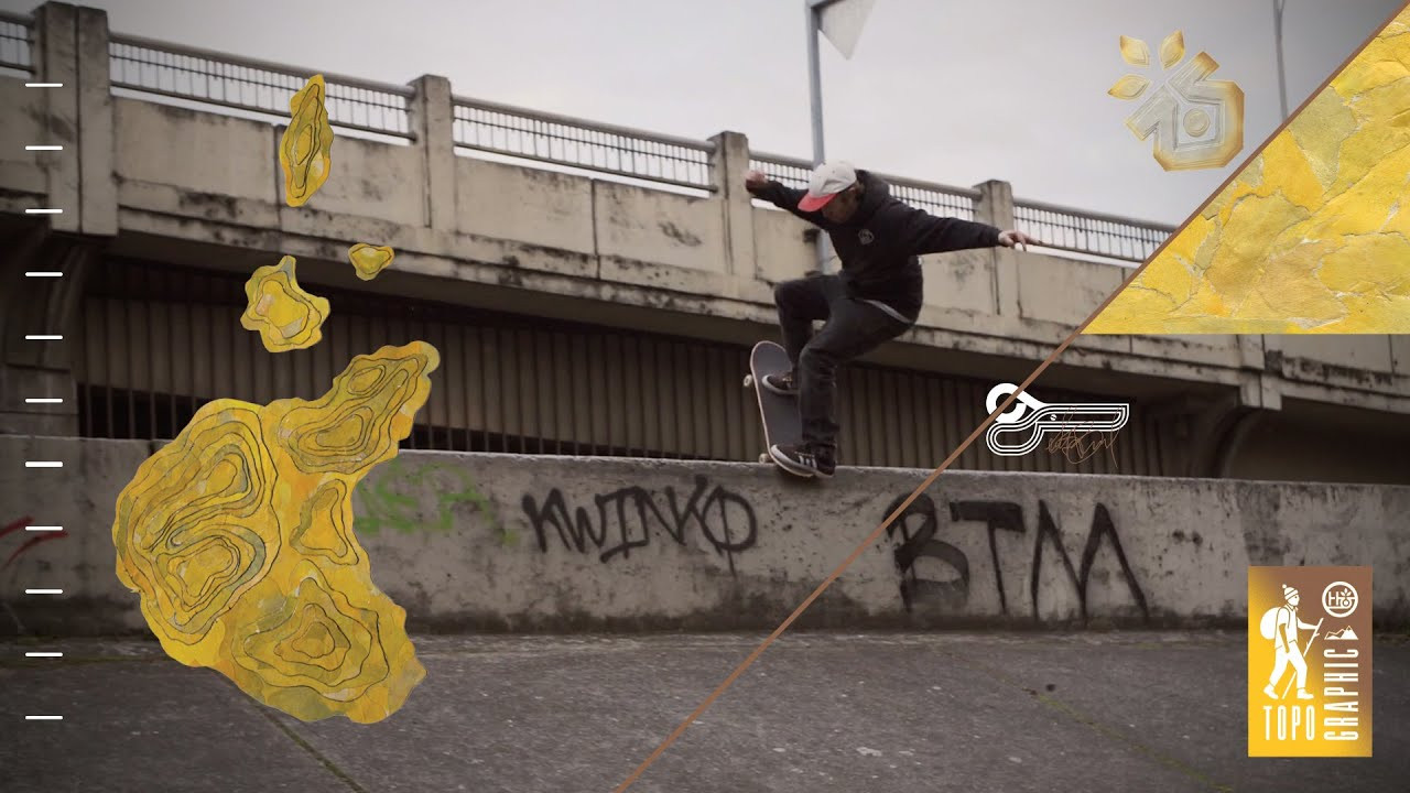 Topographic series featuring hand made art by Silas Baxter-Neal available in shops and online.