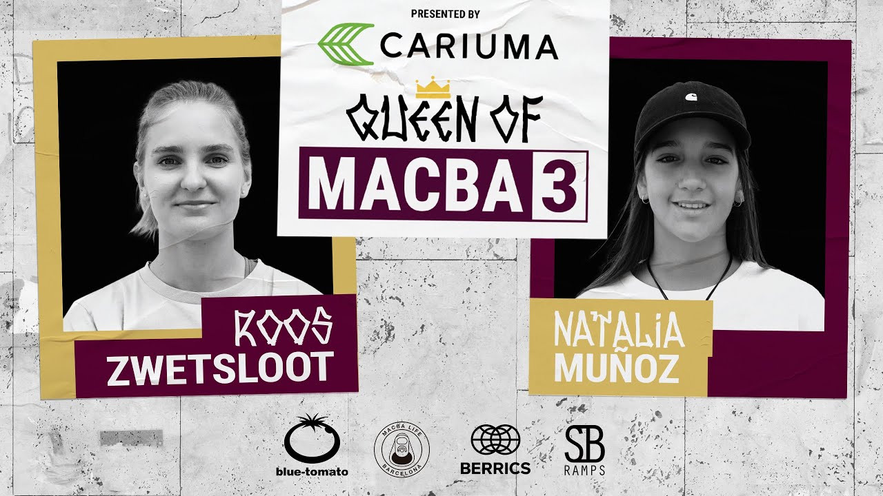 Queen of MACBA 3 comes down to Roos Zwetsloot and Natalia Muñoz presented by Cariuma. Additional support provided by Blue Tomato, Macba Life, and SB Ramps. <br /><br />Learn more about one of the most iconic spots of all time, and see why people from all over the world make it a desired destination, in our Skate Register video we did with Bastien Salabanzi:  https://www.youtube.com/watch?v=8lsVYg7nTNA&ab_channel=TheBerrics <br /><br /><br />Subscribe to The Berrics: http://bit.ly/TheBerricsYoutube<br /><br />The Berrics is one of the world's largest skateboarding media companies founded by professional skateboarders Steve Berra and Eric Koston in December of 2007 that covers skate news, video parts, contests, music, culture, and more. Berra + Eric = Berrics<br /><br />With over 10,000 skateboarding videos under their belt, including Battle at The Berrics, Do A Kickflip and Life on Video, The Berrics is not only one of the most popular online platforms in skate culture but one of the most famous skate spots in the world. Tune in regularly to watch videos with @tonyhawk , @Prod84skate , @nyjah , Yuto Horigome, Rayssa Leal and many more.<br /><br />Subscribe to The Berrics: http://bit.ly/TheBerricsYoutube<br /><br />Daily Videos and More: http://theberrics.com<br />Shop our Online Store: https://canteen.theberrics.com/<br />Follow The Berrics on Instagram: http://instagram.com/berrics<br />Follow The Berrics on TikTok: https://www.tiktok.com/@berrics?<br />Follow The Berrics on Facebook: http://fb.com/berrics<br />Follow The Berrics on Twitter: http://twitter.com/berrics<br /><br />#Skateboarding #Berrics #TheBerrics #SkateboardingIsFun
