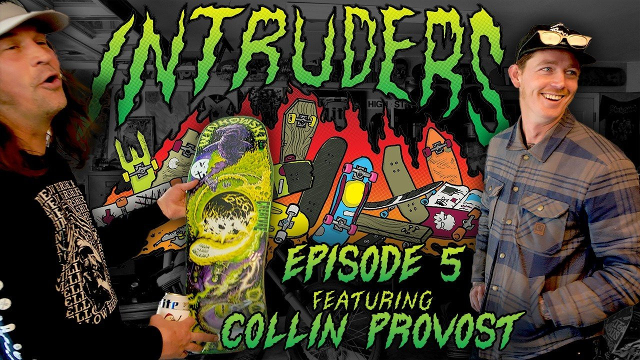 Subscribe: https://www.youtube.com/c/CreatureFiends<br /><br />That’s right, Fiends! INTRUDERS is back with a vengeance. To kick things off we sent Sam Hitz to Vista, CA to bust open Collin Provost’s garage and dust off his board hoard. Your average “wall board” show THIS IS NOT - but rather a “what the f@ck is that?” ”what dimensions are that shape?” “What went down on that deck?” And “who did those graphics?”... monocle-worthy items if you will? Let’s just say there will be some heavy lifting! With our own Sam Hitz spearheading the show, INTRUDERS promises to have notes of obnoxiousness and left-field questioning that will make board collectors of the world cringe. Yet unable to look away, like a wreck on the highway. <br /><br />Starring: Sam Hitz<br />Featuring: Collin Provost<br /><br />Filmed By: Lannie Rhoades, Jacob 'Paco' Nuñez <br />Edited By: Lannie Rhoades<br /><br />Watch more INTRUDERS Episodes: <br />https://youtube.com/playlist?list=PL2Tey3ulIQmt5t1-saOTQtsZG8mwUWgiK<br /><br />Follow Collin: https://www.instagram.com/the__provider/<br />Follow Hitz: https://www.instagram.com/larbvomit/<br />Follow Lannie: https://www.instagram.com/justsomedude/<br /><br />Check out the Larb bandcamp: <br />https://thelarb.bandcamp.com/<br /><br />LURK WITH US:<br />https://www.youtube.com/c/CreatureFiends<br />https://instagram.com/creaturefiends/ <br />https://www.tiktok.com/@creaturefiends<br />https://www.facebook.com/CreatureSkat...<br />Shop: https://nhsskatedirect.com/pages/creature-skateboards<br /><br /><br />#CreatureSkateboards #Skateboarding #CreachTube