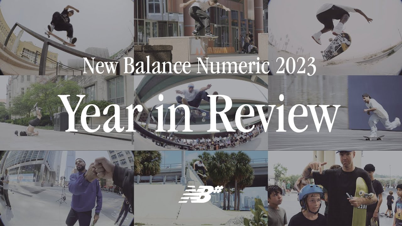 2023 was a banner year for New Balance Numeric, with the introduction of pro models for Franky Villani and Tom Knox. While Jake Hayes, Tom Knox, Tyler Surrey, and Andrew Reynolds all released color ways. Collaborations between Tiago Lemos Rone and Poets elevated the well established 1010 to new heights. The entire Numeric team continued to globe trot, hitting the road for demos on the East Coast and hopping international flights to Spain, Australia, and the UK. Chicago became home for a couple weeks while some of our newer team riders came together to support the release of the 480. Have a watch back at the highlights and follow the links below in case you missed anything.<br /><br />Featuring:<br />Tre Williams, Franky Villani, Andrew Reynolds, Justin Henry, Marcello Campanello, Ryan Lay, Jordan Trahan, Charlie Birch, Jamie Foy, Tom Knox, Tom Karangelov, Tyler Surrey, Patrick Praman, Wilton Souza, Tiago Lemos, Tony Ferguson, Chris Colbourn, and Jake Hayes. <br /><br />Music: "Coast to Coast" by @nickandreofficial <br /><br />Video: @KyleCamarillo @tylrewilcox Tim Savage, Dan Stolling, Jacob Harris, William Boardman<br /><br />##############<br /><br />Miss something? Explore highlights from Numeric's 2023 Year in Review below...<br /><br />Franky Villani 417 Part: https://www.youtube.com/watch?v=WHRvXpYwHDE<br />Tom Knox 440: https://youtu.be/0NbASv60O2Y?si=8nsdGxi-XMqswh6i<br />Tyler Surrey 440: https://youtu.be/7ov_nS2MycE?si=jUgoETWMR6Zbf_SI<br />Jake Hayes 272: https://youtu.be/4wOZNSjUxjo?si=fA3TLK313iKHhPSt<br />Tiago Lemos 1010 x RONE: https://youtu.be/7d1baQr5AOg?si=rVBOYrCficpA1PkA<br />Tiago Lemos 1010 x POETS: https://youtu.be/zZ38DCsQWNs?si=0Fu11wmH7gwEdxl0<br />480 in Chicago: https://youtu.be/sl-lhYZKFg4?si=EV2FWn8LzuI7OOJJ<br />Tom Knox 600 Part: https://youtu.be/1zfR75WvyXs?si=TTOhn2uU13IUOQmw<br />Tom Knox Launch: https://youtu.be/d9bvA56cAn0?si=RuoYn3BCUXiQoJUp<br /><br />##############<br /><br />Subscribe for more Numeric! https://www.youtube.com/c/NBNumeric​​<br />Like New Balance Numeric on Facebook: https://www.facebook.com/NBNumeric​​<br />Follow New Balance Numeric on Instagram: https://www.instagram.com/nbnumeric/
