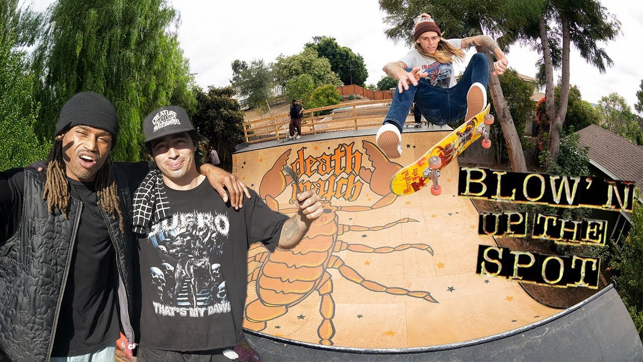 Milton Martinez finally got his dream setup: a backyard with a mini ramp and a BBQ to bring the crew together. Watch as the homies throw down on the ramp, flip some burgers, and keep the good times rolling in this "Blowin' Up The Spot" session.<br /><br />Featuring:<br />Milton Martinez - https://www.instagram.com/miltonmartinez<br />Nixen Osborne - https://www.instagram.com/nixen_osborne<br />Kevin Baekkel - https://www.instagram.com/kevinbaekkel<br />Steven “Lefty” Breeding - https://www.instagram.com/lefthesh<br />Omar Hassan - https://www.instagram.com/omarhassan<br />Alexis Ramirez - https://www.instagram.com/alexis_sm4l<br />Mathias Torres - https://www.instagram.com/mathiastorres<br />Erick Winkowski - https://www.instagram.com/8ballr<br />Bryson Farrill - https://www.instagram.com/brysonfarrill<br />Miles Blackman - https://www.instagram.com/sm1lesb<br />Chris Colbourn - https://www.instagram.com/chriscolbourn<br />Chris Gregson - https://www.instagram.com/tweestopher<br />Grace Marhoefer - https://www.instagram.com/gracemarhoefer<br />Chris Russell - https://www.instagram.com/chrisrussell_mbk<br />Wes Kremer<br /><br />Filmed by <br />Jacob ' Paco' Nuñez - https://www.instagram.com/paconertz<br />Jesse Silva - https://www.instagram.com/noguf<br /><br />Edited by Jesse Silva - https://www.instagram.com/noguf<br /><br />____________________________________________________________________<br /><br />Ride The Best and Subscribe to Independent Trucks!<br /><br />Shop: https://nhsskatedirect.com/pages/independent-trucks<br />YouTube: http://bitly.com/IndyYouTube​​<br />Facebook: https://www.facebook.com/IndependentTrucks<br />Instagram: https://instagram.com/independenttrucks​<br />Twitter: https://twitter.com/indy_trucks​