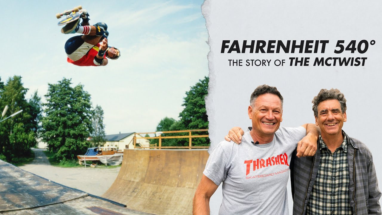 The first 540 didn’t just stoke out McGill and Lance’s session at a Swedish summer camp—it changed the game forever. From roller-skater-inspired concept to mandatory vertical staple, our Bones Brigade pioneers walk you through the twisted history. <br /><br />Keep up with Thrasher Magazine here:<br /> http://www.thrashermagazine.com<br /> http://www.facebook.com/thrashermagazine<br /> http://www.instagram.com/thrashermag<br /> http://www.twitter.com/thrashermag
