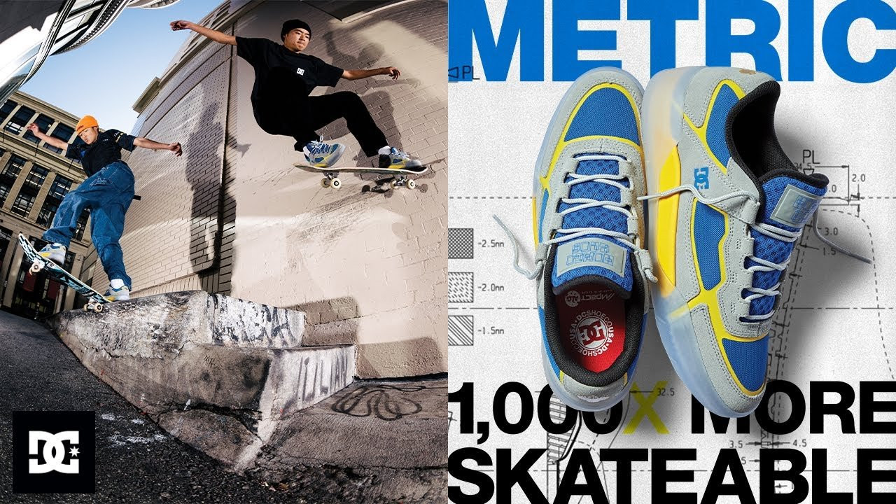 Hailing from Yokosuka, Japan, Shintaro and Masaki Hongo are quickly making a name for themselves around the globe. When they’re not churning out footage at an alarming rate, they’re helping us design custom colorways of the all-new Metric S — one of the most technical cupsoles DC has ever made and a new favorite of the Hongo Brothers. With their family crest on the heel and artwork by Shintaro on the tongue, we’re proud to keep it in the family on this one.<br /><br />Shop the Metric Now: https://www.dcshoes.com/men%2527s-hongo-x-dc-metric-shoes-194466266756.html