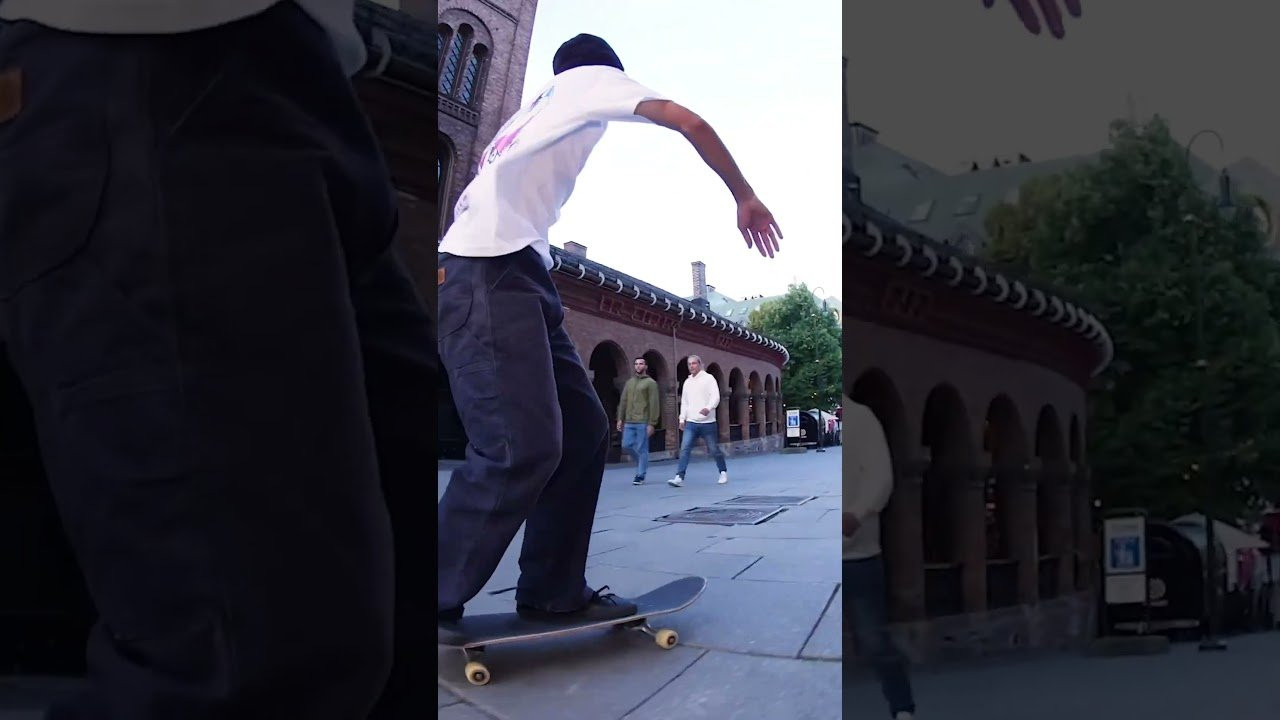 Kyonosuke dodging pedestrians in the streets of Norway while filming for our 2024 video DAYDREAM.<br /><br />Filmed by Eric Iwakura<br /><br />► Subscribe to Primitive Skate: http://bit.ly/prmtvsub<br /><br /><br />🔥 Follow us:<br />Instagram: http://instagram.com/primitiveskate<br /><br />💰 Shop:<br />http://primitiveskate.com<br /><br />Primitive Skateboarding was established in early 2014 by Paul Rodriguez and Heath Brinkley. Our pros are Paul Rodriguez, Tiago Lemos, Miles Silvas, Spencer Hamilton, Robert Neal, Carlos Ribeiro, Wade Desarmo, Franky Villani, Giovanni Vianna, Trent McClung and Tre Williams. Ams: Kyonosuke Yamashita, Dylan Jaeb, Filipe Mota, and Jonny Hernandez.