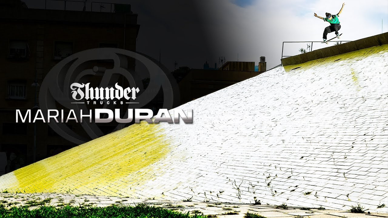 With one heavy video part already under her belt this year, Mariah kept it moving and has another new part ready for your viewing pleasure. <br /><br />Follow Mariah Duran for more https://www.instagram.com/mariahduran_/<br /><br />Filmed by Dean Kubasek https://www.instagram.com/_ibm5100/<br /><br />Edited by Tim Fulton https://www.instagram.com/fulton7/<br /><br />https://www.thundertrucks.com/<br />https://www.instagram.com/thundertrucks/<br />#ThunderTrucks #KnowControl