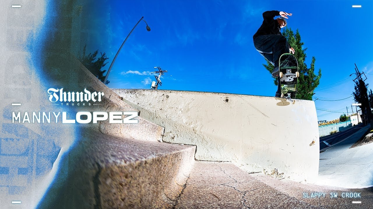 Bouncing between the bay and LA, and a couple hits back in the UK, Manny Lopez handles the newest Thunder edit with style and ease. <br /><br />Follow Manny Lopez for more. https://www.instagram.com/manuel1to_/ <br /><br />Edited by Brendan Bill https://www.instagram.com/19thavenue/<br /><br />https://www.thundertrucks.com/<br />https://www.instagram.com/thundertrucks/<br />#ThunderTrucks #KnowControl