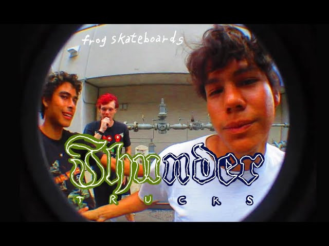 Nick Michel and Evan Wasser for Thunder Trucks. <br />Filmed by Chris Milic and Daniel Dent. <br /><br />https://www.thundertrucks.com/features/frog-x-thunder/<br />https://frogskateboards.com/