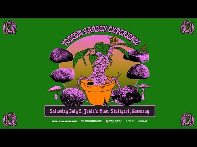 The Volcom Garden Experience tour returned to Europe with a true banger at Frida’s Pier in Stuttgart, Germany.<br /><br />Photos and full recap on this link : https://vol.cm/Garden_Exp_Stuttgart<br /><br />Live music, art exhibition, creative market, Skateboarding and great vibes were given along the river for a perfect summer day.<br /><br />Live music from Marcoca, , Dead Elvis & his one man grave, Mooon, SUCK and Iguana Death Cult.<br /><br />Meanwhile the visitors were also able to peep some works of the Volcom Featured Artists Chrissie Abbott, French and Bob Mollema, or spent some moneytoes on the creative market with loads of local artists showcasing and also selling their works.<br /><br />DJ Maxcarpone shook up the dancefloor afollowed by Theo Spazzatura and Vihgdohr Bocelli.<br /><br />Thanks a ton to all the market exhibitors:<br /><br />Daniel Trautwein, Jesqiat, Own skateboards, Plattenbau, Sophie Goergen, Andreas Lordache, Matthias Welker, Stephan Pöhlmann, French & Chrissie Abbott<br /><br />And big up to the whole boat crew and the captain at Frida’s Pier, all the bands, exhibitors, helping hands, the schräglage catering team, Swabian Madness, Valerie Schmack, Wax Cats Records, Dominik Schneider, Teamriders, the Volcom Store Stuttgart, the Jiggy Brothers, SOLO Skatemag, Reflect magazine, Lodown magazine, Gonzai magazine and of course to everyone that showed up and made it a truly unforgettable one!<br /><br />Filmed by Dominik Schneider - @domschneider