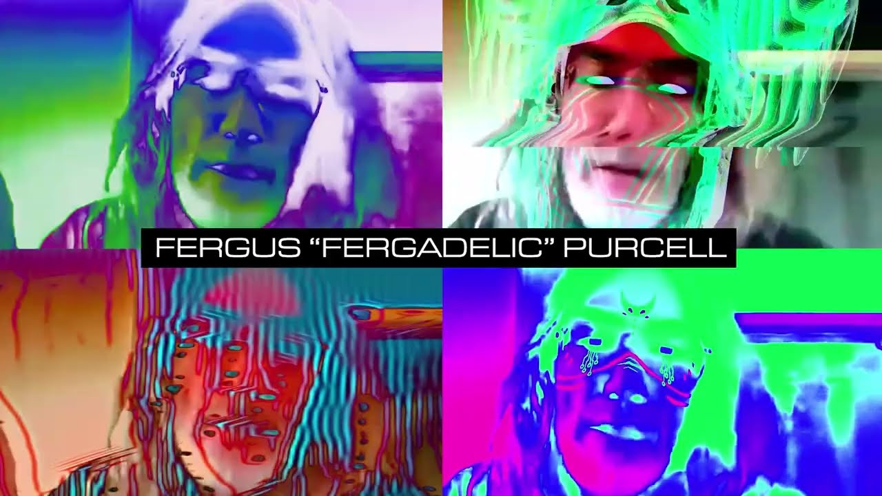 Designed in collaboration with famed British graphic designer, Fergus Purcell, a prolific and indefinable designer whose designs have casually rolled from the streets to the runway <br />Check it out vol.cm/fergadelic