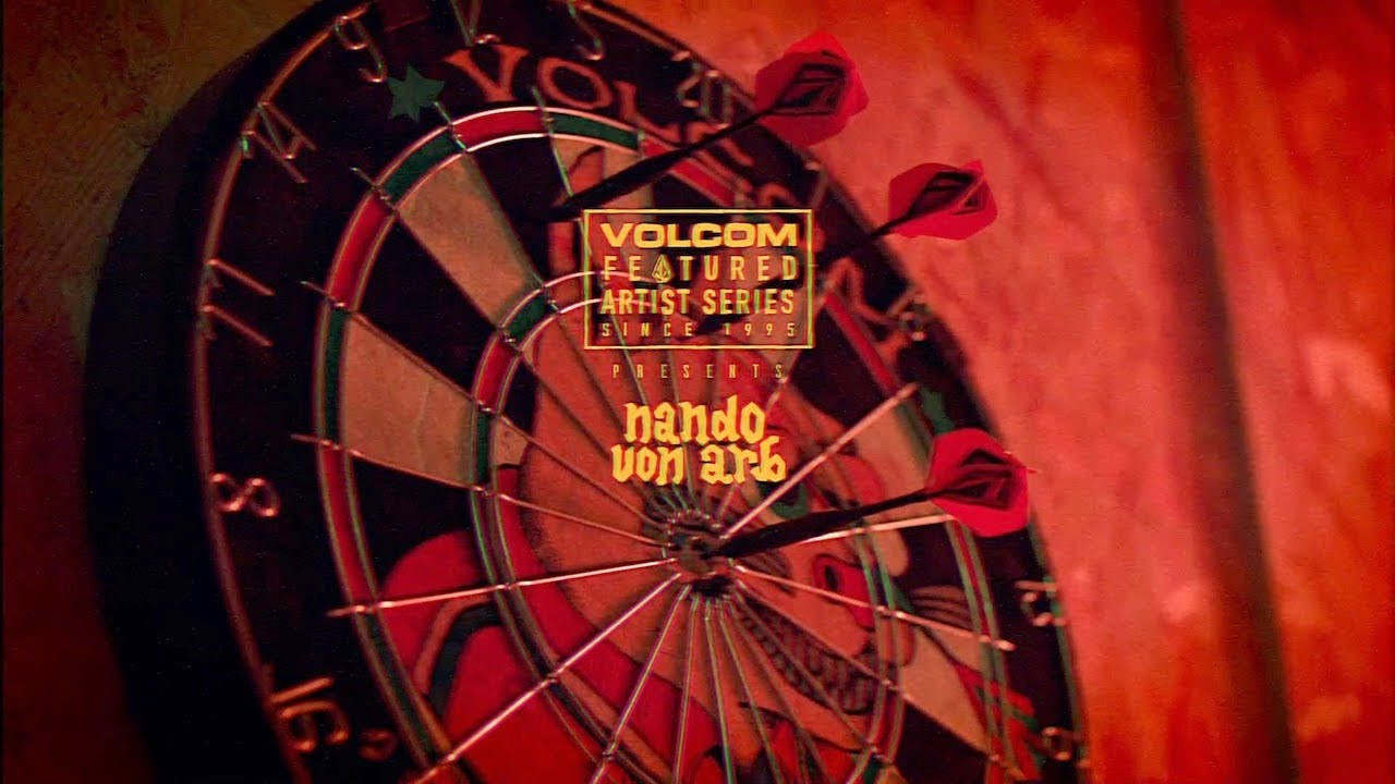 No waves to surf or rain on the sidewalks? No problem, you'll always find a bar ready to welcome you with a pinball machine to tilt or a darts tournament to organize with your friends!<br /><br />Our Featured Artist Nando von Arb helped us capture this essential element of our identity. Hailing from Zurich, Switzerland, Nando spent some time between Lucerne and Ghent, where he graduated as an illustrator. After blossoming as a comics and graphic novels writer, Nando just gave Volcom a new mascot: the Dartcat.<br /><br />Discover the collection for men, women, and boys: <br />https://vol.cm/playthegame-men<br />https://vol.cm/playthegame_women<br />http://vol.cm/playthegame_boys<br /><br />Follow Nando on Instagram: https://www.instagram.com/nandovonarb/ <br /><br />Filming & editing by Alberto Scattolin<br />Music by Entorse