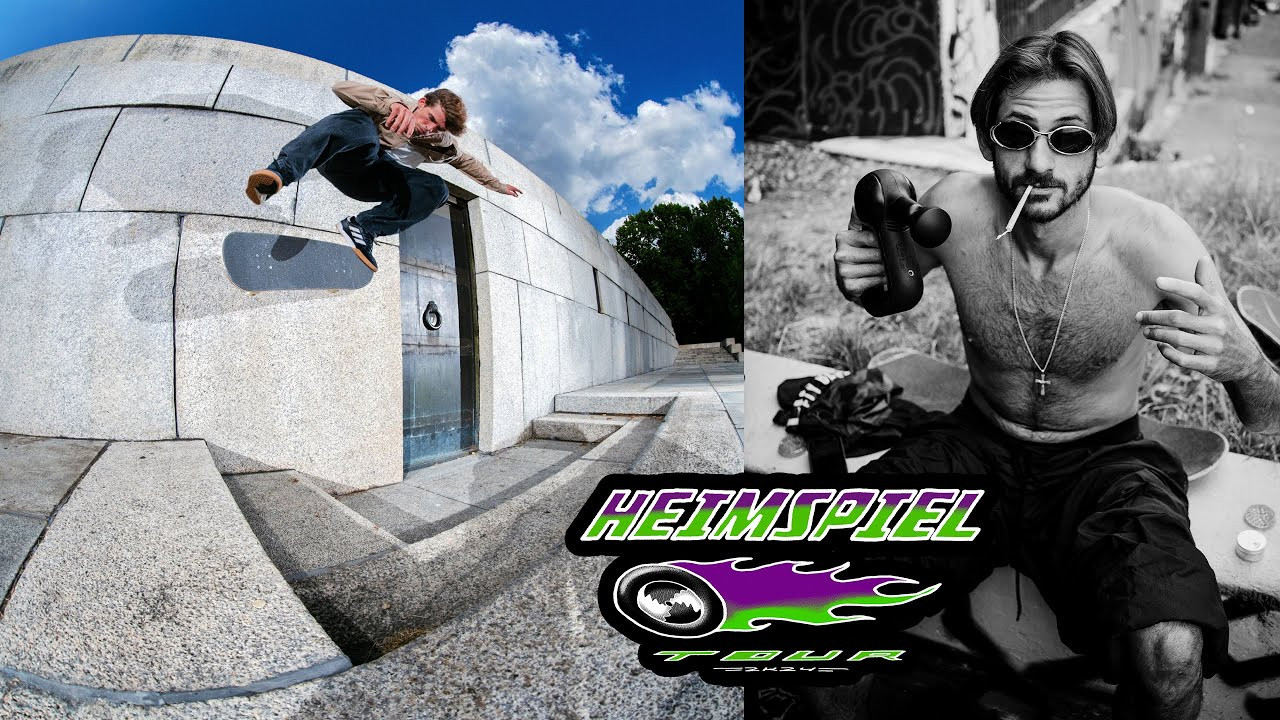 Feat. Nikolai Piombo, Niels Bennett, Gabriel Summers, Hermann Stene, Dan Fisher, Maite Steenhoudt, Leon Charo-Tite, Daniel Ledermann, Patrick Rogalski, Kai Hillebrandt, Julian Adomako, Anton Wessely, Theophilus Löffler, Gabi Kahl, Patrick Zentgraf, Yurii Korotun, Lille Werner, Fiona Wessely, Sami Hariti, Marcus Jürgensen, Catherine Marquis.<br /><br />Join this 15 skaters deep squad on their tour through Germany as we visit Munich, Stuttgart, Cologne, Hamburg and Berlin right when the European summer was at its peak.<br />Since the tour took place in Germany, which is home to most of the skaters involved, the name "Heimspiel" aka "Home Game" only made sense. Enjoy. <br /><br />Video by Torsten Frank<br /><br />Filmed by Torsten Frank, Moritz Mauch & Marina Kristin<br />Additional filming by Maxim Rosenbauer & Daniel Ledermann<br /><br />Get our books & apparel collection here: https://pocketskatemag.com/shop/<br /><br />Feel free to subscribe to our channel and follow us on Instagram:<br />http://www.instagram.com/pocketskatemag <br /><br />Our Website:<br />http://www.pocketskatemag.com