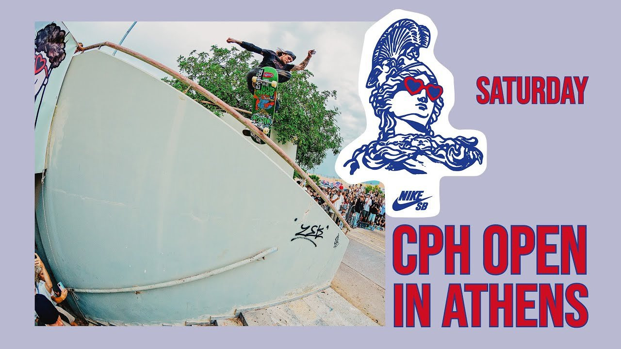Join us on Day 3 of our daily recap series documenting everything happening in Athens during Copenhagen Open 2024. Saturday started off with the There Skateboards session, followed by breakfast hammers at the infamous Leo Romero rail down at the pier of Piräus. The weather quickly changed and a heavy storm blasted through the event which couldn’t stop the hungry squad to make the best out of the day. We’re stoked to present you this first hand look at the madness of Skateboarding’s biggest event. Enjoy.<br /><br />Filmed by Bennet Rahm, Enrique Mayor, Johannes Schön <br />Edited by Makke Bengttson, Dominik Schneider<br />Archive footage: TWS - First Love, Jon Holland & Jason Hernandez<br />Photo by Thomas Gentsch<br /><br />Feat. Kevin Baekkel, Dylan Jaeb, Dashawn Jordan, Carlos Ribeiro, Milton Martinez, Louie Lopez, Hugo Boserup, Jacopo Carozzi, Vince Palmer, Blake Carpenter, Eric Koston, Korahn Gayle, Petar Stantchev, Tanner Burzinski, Vilma Stal, Hayley Wilson, Oskar Rozenberg, Sarah Meurle, Brian Anderson, Stefan Janoski, Chandler Burton, Cyrus Bennett, Arto Saari, Kevin White, Christian Henry, Brian O’Dwyer, Marius Syvanen, Ish Cepeda, Yurin Fujii, Dashawn Jordan, Tor Ström, Don -Nuge- Nguyen, Gary Rogers, Cata Diaz, Arin Lester, Karsten Kleppan, Shane O’Neill and many many more.<br /><br />Get our books & apparel collection here: https://pocketskatemag.com/shop/<br /><br />Feel free to subscribe to our channel and follow us on Instagram:<br />http://www.instagram.com/pocketskatemag <br /><br />Our Website:<br />http://www.pocketskatemag.com