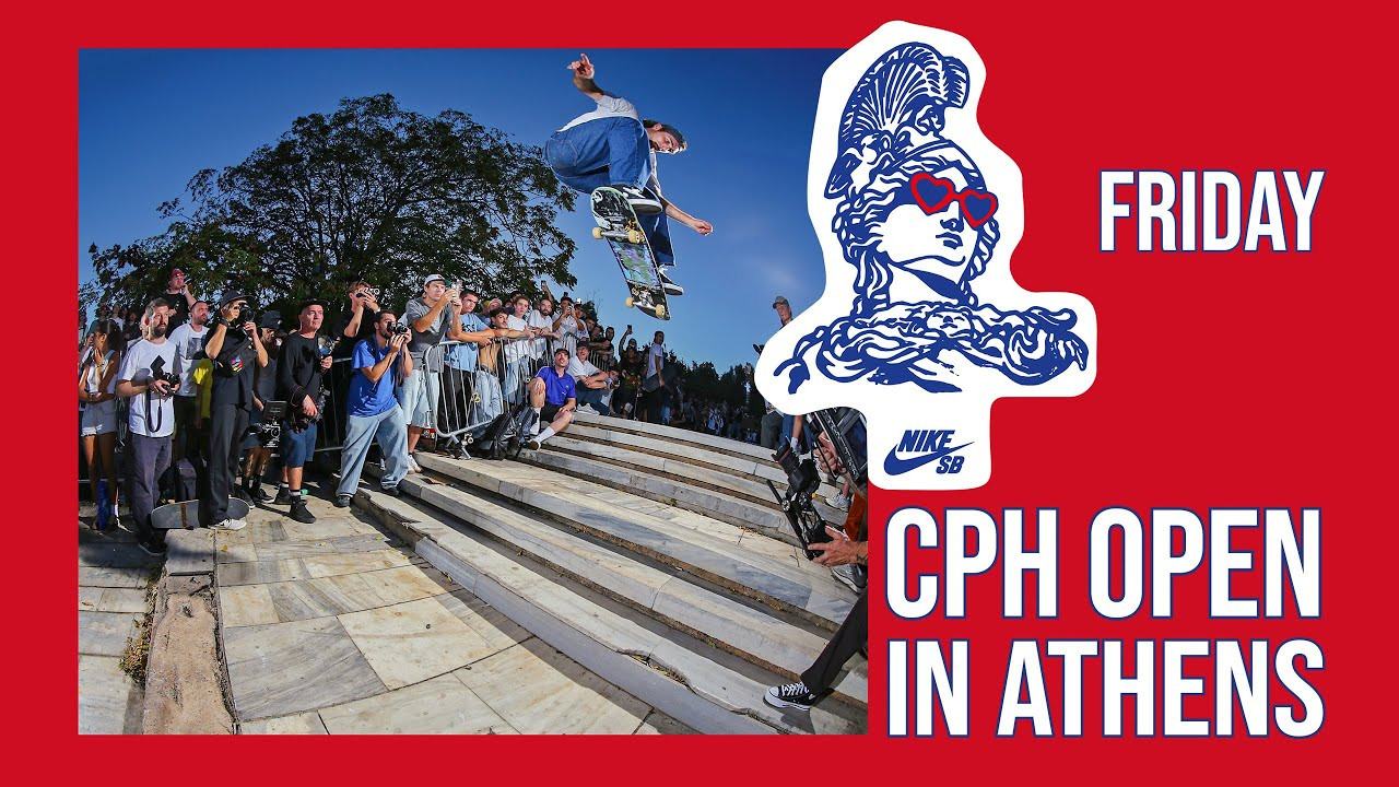 Join us on Day 2 of our daily recap series documenting everything happening in Athens during Copenhagen Open 2024. Friday started off with a 90’s skatepark session with a view and ended at Athens infamous Parko Eleftherias for heavy hubba and triple set bangers. We’re hyped to present you this first hand look at the madness of Skateboarding’s biggest event. Enjoy. <br /><br />Filmed by Bennet Rahm, Enrique Mayor, Johannes Schön <br />Edited by Makke Bengttson, Dominik Schneider<br />Photo by Thomas Gentsch<br /><br />Feat. Dylan Jaeb, Dashawn Jordan, Carlos Ribeiro, Milton Martinez, Louie Lopez, Hugo Boserup, Jacopo Carozzi, Vince Palmer, Blake Carpenter, Eric Koston, Korahn Gayle, Petar Stantchev, Tanner Burzinski, Vilma Stal, Hayley Wilson, Oskar Rozenberg, Sarah Meurle, Brian Anderson, Stefan Janoski, Chandler Burton, Cyrus Bennett, Arto Saari, Kevin White, Christian Henry, Brian O’Dwyer, Marius Syvanen, Ish Cepeda, Yurin Fujii, Dashawn Jordan, Tor Ström, Don -Nuge- Nguyen, Gary Rogers, Cata Diaz, Arin Lester, Karsten Kleppan, Shane O’Neill and many many more.<br /><br />Get our books & apparel collection here: https://pocketskatemag.com/shop/<br /><br />Feel free to subscribe to our channel and follow us on Instagram:<br />http://www.instagram.com/pocketskatemag <br /><br />Our Website:<br />http://www.pocketskatemag.com