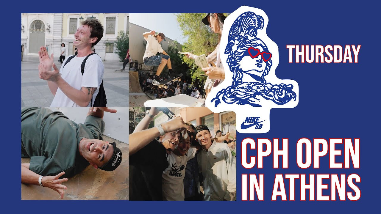 Welcome to our daily recap series of everything happening in Athens during Copenhagen Open. Enjoy this first hand look at the madness of Skateboarding’s biggest event. <br /><br />Filmed by Bennet Rahm, Enrique Mayor, Johannes Schön <br />Edited by Makke Bengttson, Dominik Schneider<br /><br />Feat. Carlos Ribeiro, Milton Martinez, Louie Lopez, Hugo Boserup, Jacopo Carozzi, Vince Palmer, Blake Carpenter, Eric Koston, Korahn Gayle, Petar Stantchev, Tanner Burzinski, Vilma Stal, Hayley Wilson, Oskar Rozenberg, Sarah Meurle, Brian Anderson, Stefan Janoski, Chandler Burton, Cyrus Bennett, Arto Saari, Kevin White, Christian Henry, Brian O’Dwyer, Marius Syvanen, Ish Cepeda, Yurin Fujii, Dashawn Jordan, Tor Ström, Don -Nuge- Nguyen, Gary Rogers, Cata Diaz, Arin Lester, Karsten Kleppan, Shane O’Neill and many many more.<br /><br />Get our books & apparel collection here: https://pocketskatemag.com/shop/<br /><br />Feel free to subscribe to our channel and follow us on Instagram:<br />http://www.instagram.com/pocketskatemag <br /><br />Our Website:<br />http://www.pocketskatemag.com