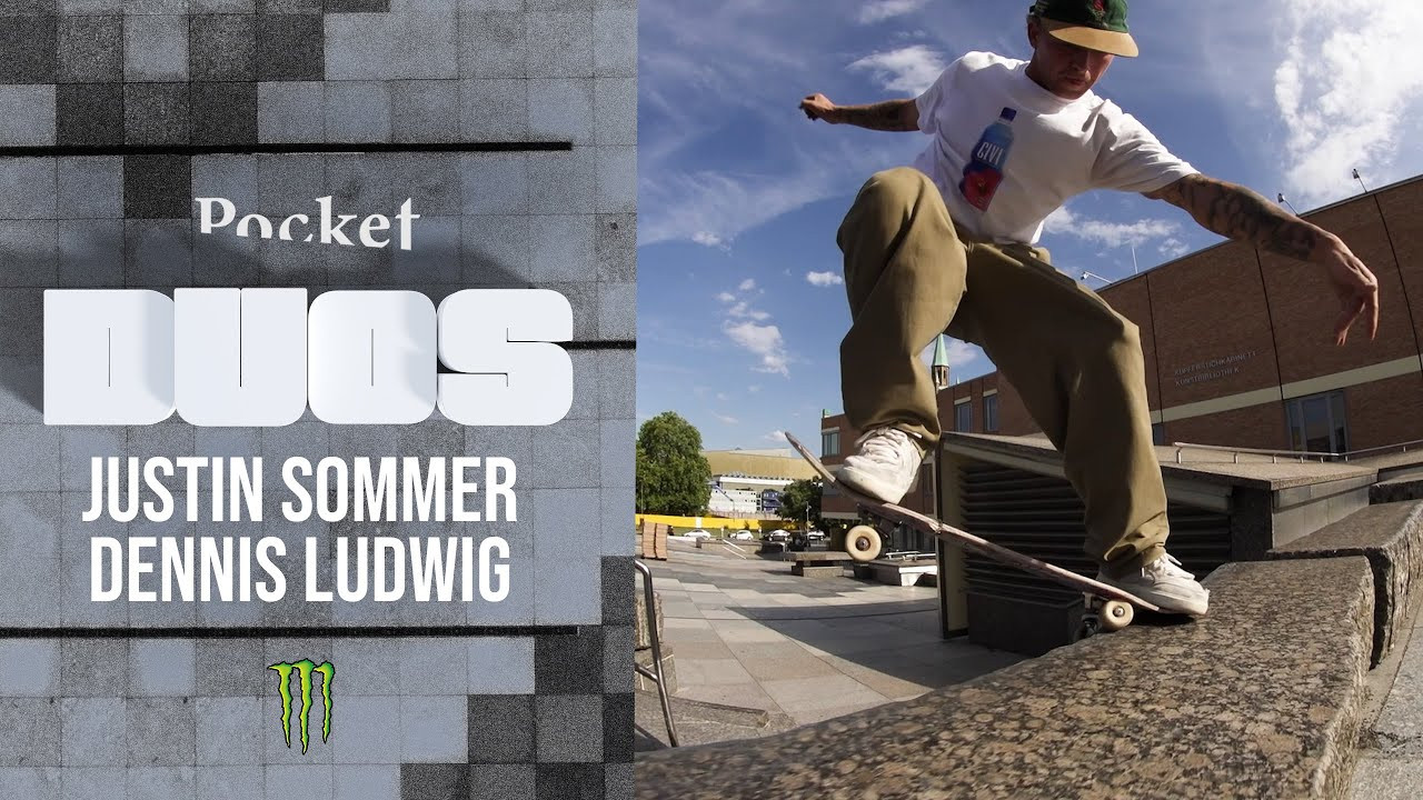Justin Sommer & Dennis Ludwig spent 7 Days at Berlin's Kulturforum to film a part. As a Berlin local, Justin had to give himself a fresh perspective on the plaza he had skated his whole life. A unique challenge for the 3rd of 4 DUOS. Enjoy. <br /><br />Pocket DUOS 2024 features: <br />Giorgi Armani & Dan Schulz<br />John Dilo & Bobaj<br />Justin Sommer & Dennis Ludwig<br />Giovanni Vianna & Daniel Galli<br />Wes Kremer & Jack Thompson (Bonus)<br /><br />Presented by Monster Energy<br /><br />3D Artwork: Daniel Lang<br /><br />Get our books & apparel collection here: https://pocketskatemag.com/shop/<br /><br />Feel free to subscribe to our channel and follow us on Instagram:<br />http://www.instagram.com/pocketskatemag <br /><br />Our Website:<br />http://www.pocketskatemag.com