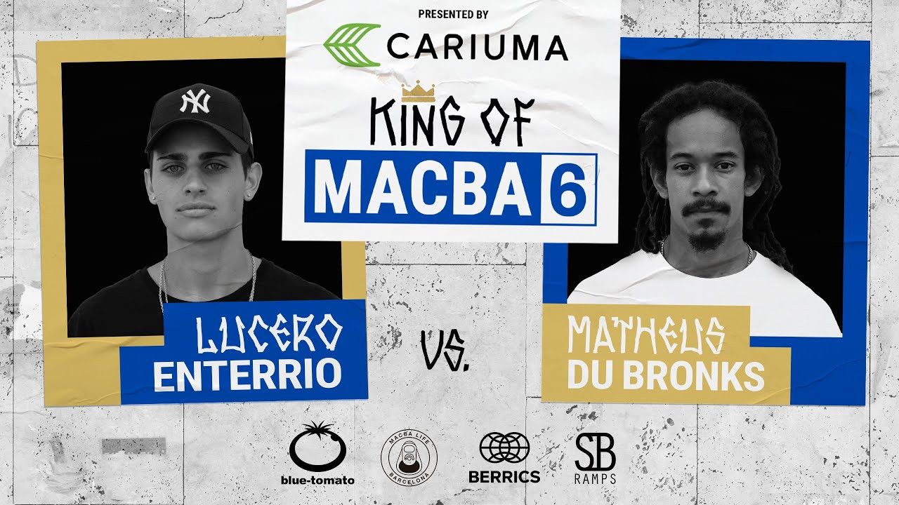 Game 5 of King of Macba 6 brings us style from Matheus DuBronks versus technical ledge skater, Lucero Enterrio, as they go head to head in round one presented by Cariuma. Additional support provided by Blue Tomato, Macba Life, and SB Ramps.<br /><br />Subscribe to The Berrics: http://bit.ly/TheBerricsYoutube<br /><br />The Berrics is one of the world's largest skateboarding media companies founded by professional skateboarders Steve Berra and Eric Koston in December of 2007 that covers skate news, video parts, contests, music, culture, and more. Berra + Eric = Berrics<br /><br />With over 10,000 skateboarding videos under their belt, including Battle at The Berrics, Do A Kickflip and Life on Video, The Berrics is not only one of the most popular online platforms in skate culture but one of the most famous skate spots in the world. Tune in regularly to watch videos with @tonyhawk , @Prod84skate , @nyjah , Yuto Horigome, Rayssa Leal and many more.<br /><br />Subscribe to The Berrics: http://bit.ly/TheBerricsYoutube<br /><br />Daily Videos and More: http://theberrics.com<br />Shop our Online Store: https://canteen.theberrics.com/<br />Follow The Berrics on Instagram: http://instagram.com/berrics<br />Follow The Berrics on TikTok: https://www.tiktok.com/@berrics?<br />Follow The Berrics on Facebook: http://fb.com/berrics<br />Follow The Berrics on Twitter: http://twitter.com/berrics<br /><br />#Skateboarding #Berrics #TheBerrics #SkateboardingIsFun