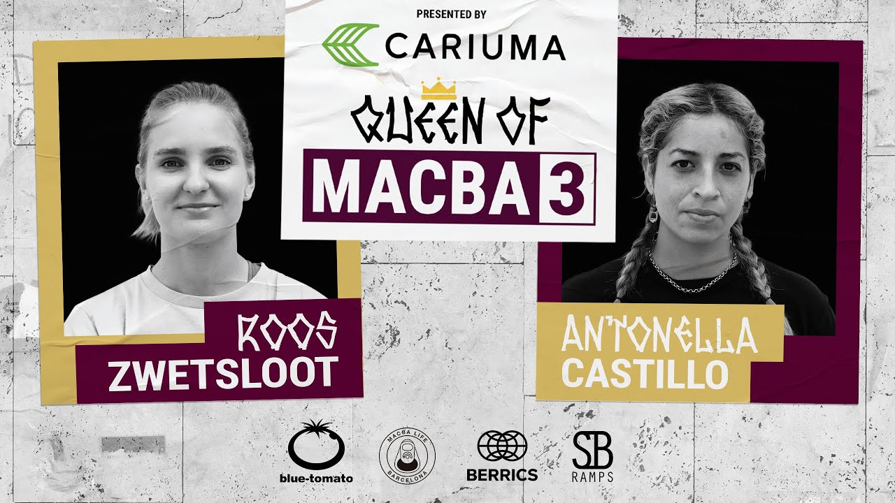 Olympian team rider from the Netherlands Roos Zwetsloot competes against the Barcelona native Antonella Castillo in the first game of Queen of MACBA 3 presented by Cariuma with additional support from Blue Tomato, Macba Life, and SB Ramps.<br /><br />Learn more about one of the most iconic spots of all time, and see why people from all over the world make it a desired destination, in our Skate Register video we did with Bastien Salabanzi: https://www.youtube.com/watch?v=8lsVYg7nTNA&ab_channel=TheBerrics<br /><br /><br />Subscribe to The Berrics: http://bit.ly/TheBerricsYoutube<br /><br />The Berrics is one of the world's largest skateboarding media companies founded by professional skateboarders Steve Berra and Eric Koston in December of 2007 that covers skate news, video parts, contests, music, culture, and more. Berra + Eric = Berrics<br /><br />With over 10,000 skateboarding videos under their belt, including Battle at The Berrics, Do A Kickflip and Life on Video, The Berrics is not only one of the most popular online platforms in skate culture but one of the most famous skate spots in the world. Tune in regularly to watch videos with @tonyhawk , @Prod84skate , @nyjah , Yuto Horigome, Rayssa Leal and many more.<br /><br />Subscribe to The Berrics: http://bit.ly/TheBerricsYoutube<br /><br />Daily Videos and More: http://theberrics.com<br />Shop our Online Store: https://canteen.theberrics.com/<br />Follow The Berrics on Instagram: http://instagram.com/berrics<br />Follow The Berrics on TikTok: https://www.tiktok.com/@berrics?<br />Follow The Berrics on Facebook: http://fb.com/berrics<br />Follow The Berrics on Twitter: http://twitter.com/berrics<br /><br />#Skateboarding #Berrics #TheBerrics #SkateboardingIsFun