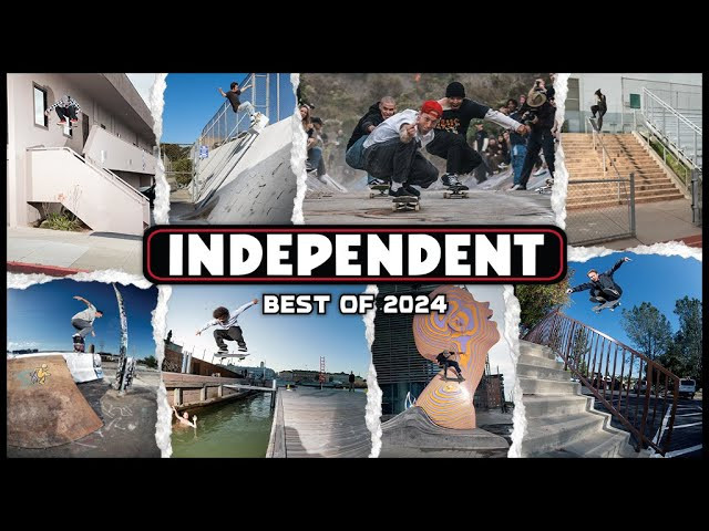 Here’s the best of the best videos in 2024 from Independent Trucks.<br /><br />DEATH RACE at Tick Ditch | RAW MAYHEM - :08<br />Ryan Decenzo's Next Level Frontside Flip! Behind The AD - 21:21<br />Kieran Woolley Ollies Off a Roof Into a Tree?! RAW MAYHEM - 26:46<br />Tyler Surrey's "Indy" Part - 35:13<br />So What'Cha Got? Inside The Indy Team Van with Rhino - 38:23<br />Wes, Alexis, Baekkel & More in "Get Your Sh!t Together" RAW MAYHEM Part 2 - 01:08:45<br />RAW AMS: LOST PART with Kieran Woolley | Independent Trucks - 01:55:55<br />Lance Mountain Threads The Needle! Behind The AD - 02:00:19<br />Build To Grind: How To DIY An Urban Skate Spot - 02:04:53<br />Jhanka's “Clocked In” Part: Slams, Battles, and RAW MAYHEM! - 02:14:53<br />Evan Smith Blasts a HUGE Kickflip! Behind The AD - 02:50:00<br />Kieran Woolley, Jedd Mckenzie & Ethan Copeland SURVIVE Perth’s Scorching Heat!! Independent Trucks - 02:53:42<br /><br />Edited by Jacob "Paco" Nuñez - https://www.instagram.com/paconertz/<br /><br />____________________________________________________________________<br /><br />Ride The Best and Subscribe to Independent Trucks!<br /><br />Shop: https://nhsskatedirect.com/pages/independent-trucks<br />YouTube: http://bitly.com/IndyYouTube​​<br />Facebook: https://www.facebook.com/IndependentTrucks<br />Instagram: https://instagram.com/independenttrucks​<br />Twitter: https://twitter.com/indy_trucks​