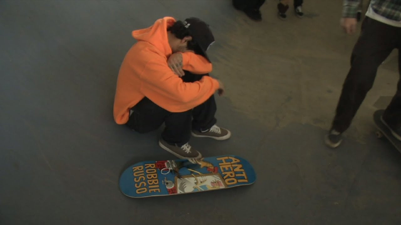 Surprising Robbie Russo with his first pro model... 'signature' model - January 2nd 2016