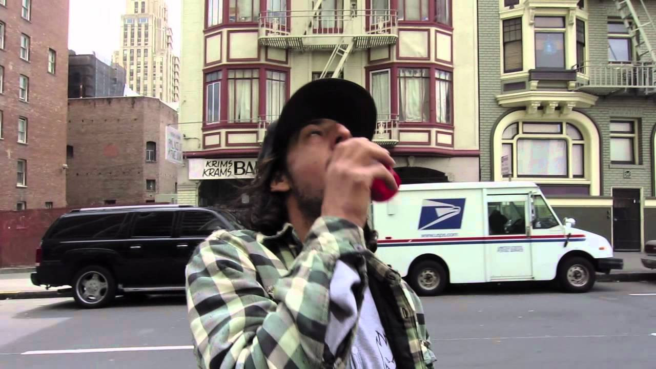 Frank and the eagle fly through the streets of San Francisco...