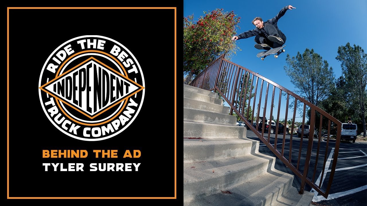 Hop on the session and go Behind The Ad with Tyler Surrey as he battles out a switch backside flip for Independent Trucks latest AD in Thrasher's Dec ’24 issue.<br /><br />Follow Tyler - https://www.instagram.com/tylersurrey/<br /><br />Filmed by:<br />Jesse Silva - https://www.instagram.com/noguf/<br />Cameron McIntosh - https://www.instagram.com/drthaswassup/<br />Dan Connelly - https://www.instagram.com/dc24sk8mafia/<br /><br />Edited by:<br />Jesse Silva - https://www.instagram.com/noguf/<br /><br />____________________________________________________________________<br /><br />Ride The Best and Subscribe to Independent Trucks!<br /><br />Shop: https://nhsskatedirect.com/pages/independent-trucks<br />YouTube: http://bitly.com/IndyYouTube​​<br />Facebook: https://www.facebook.com/IndependentTrucks<br />Instagram: https://instagram.com/independenttrucks​<br />Twitter: https://twitter.com/indy_trucks​