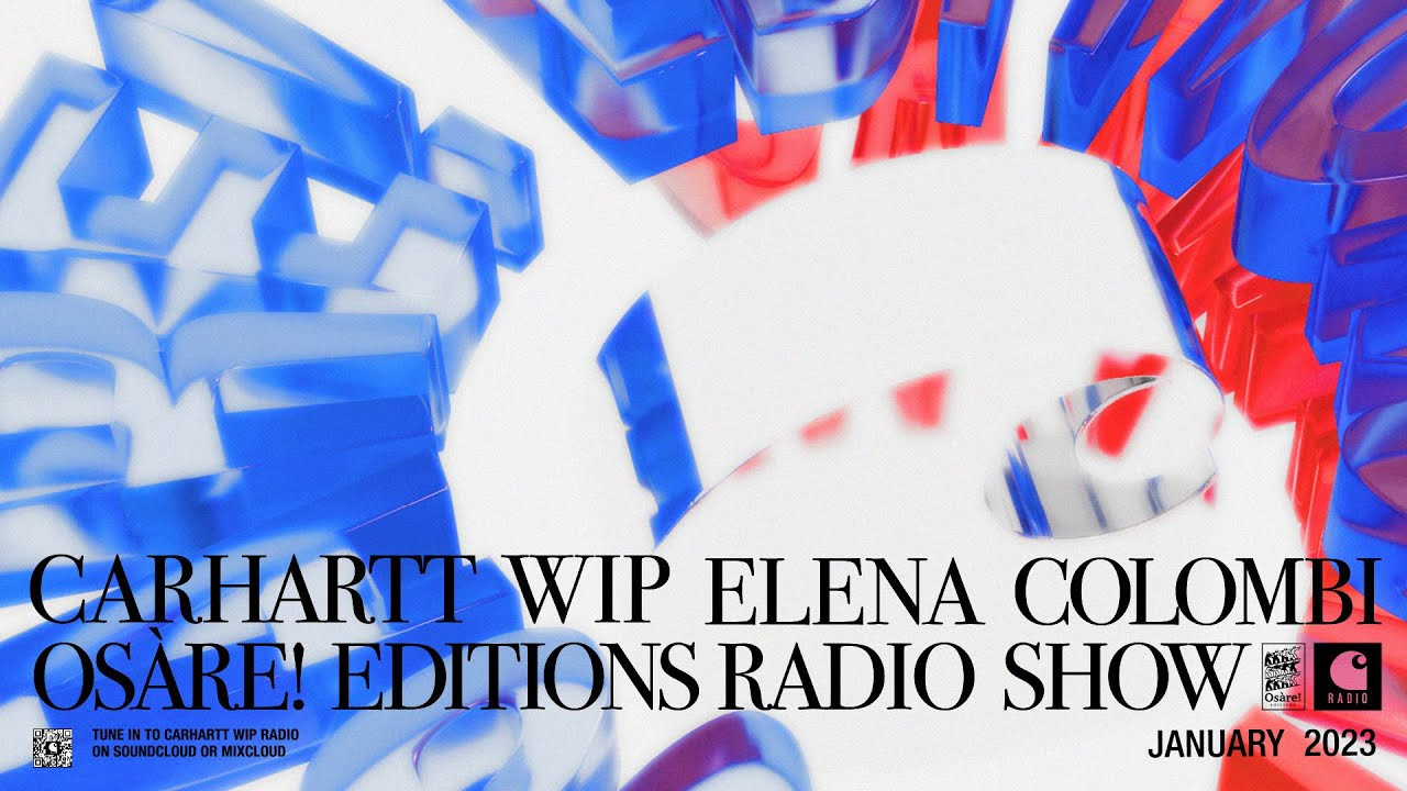 For the first show of 2023, Carhartt WIP Radio is welcoming DJ, producer, label founder, and NTS resident Elena Colombi. Colombi’s foray into DJing began over a decade ago, when she moved to London from Italy, and set up a series of successful parties in the city. Her sets became known for their expansive influences and genre-bending rhythms. In 2019, Colombi crystallized her reputation as an eclectic selector by launching her label Osàre! Editions.<br /> <br />Originally founded as a way of reissuing music by Greek artist Thanasis Zlatanos, the label evolved into a platform for daring, experimental, and future-facing releases, rolled out in genres like acid, ambient, coldwave, synth pop, or techno. Osàre! Editions acts include Inkasso and Novo Line from Berlin, Suemori from Tokyo, and L/F/D/M from London.<br /> <br />For this Carhartt WIP Radio installment, Colombi created a mix that leans towards the softer and more meditative zones of Osàre! Editions, featuring music of artists like Cucina Povera, Ben Bertrand, or Laurel Halo. As ever, the show is accompanied by an interview with Colombi, who discusses everything from how a stolen cassette tape sparked her curiosity in different sounds to what her favorite tracks are for closing out a party. Check the full feature at www.carhartt-wip.com/journal/music<br /><br />More from Carhartt WIP<br />Official website: https://www.carhartt-wip.com/<br />Instagram: https://www.instagram.com/carharttwip/<br />Monthly Podcast: https://lnk.to/RelevantParties